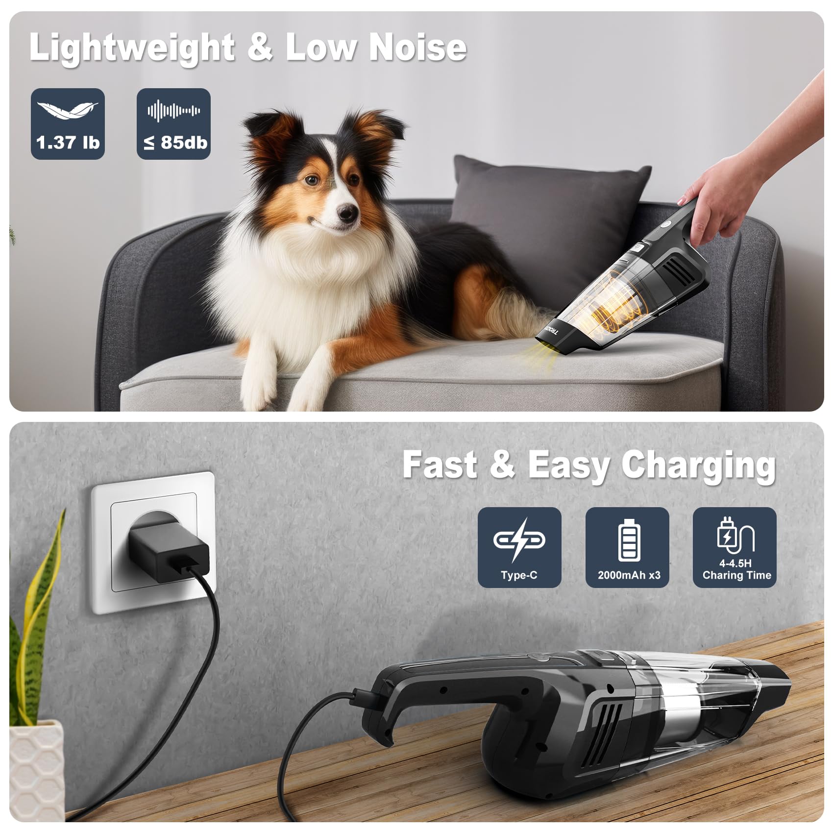 Handheld Vacuum Cordless (30 Count)