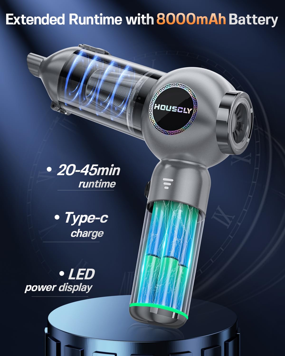 Car Vacuum Cordless Mini Handhled 4