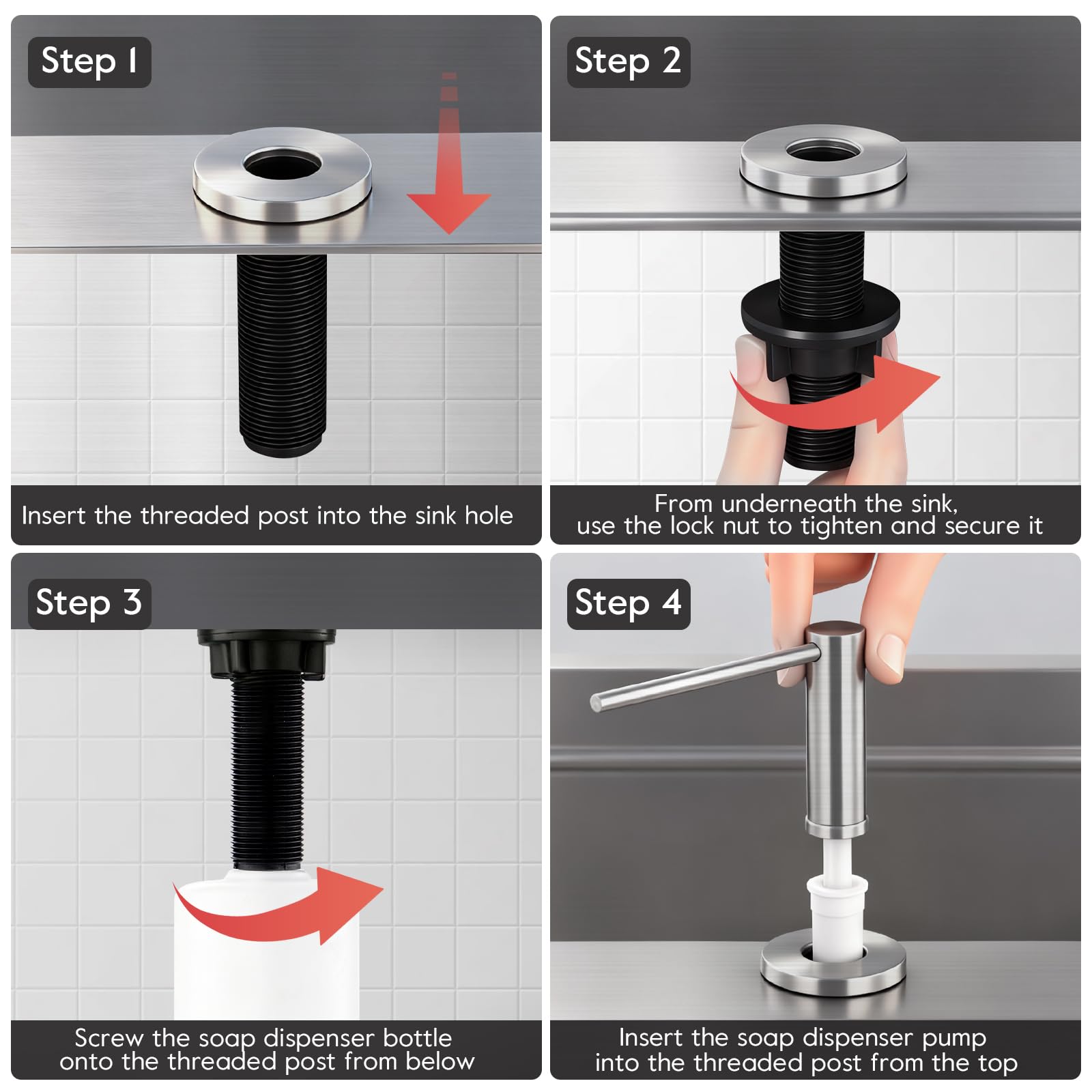 Soap Dispenser for Kitchen Sink