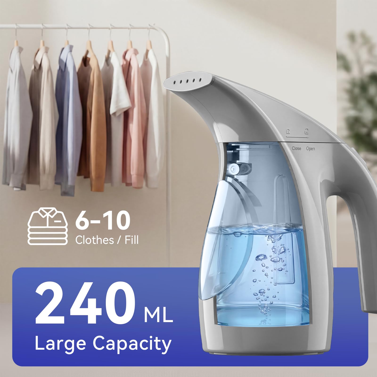 Upgraded Steamer for Clothes