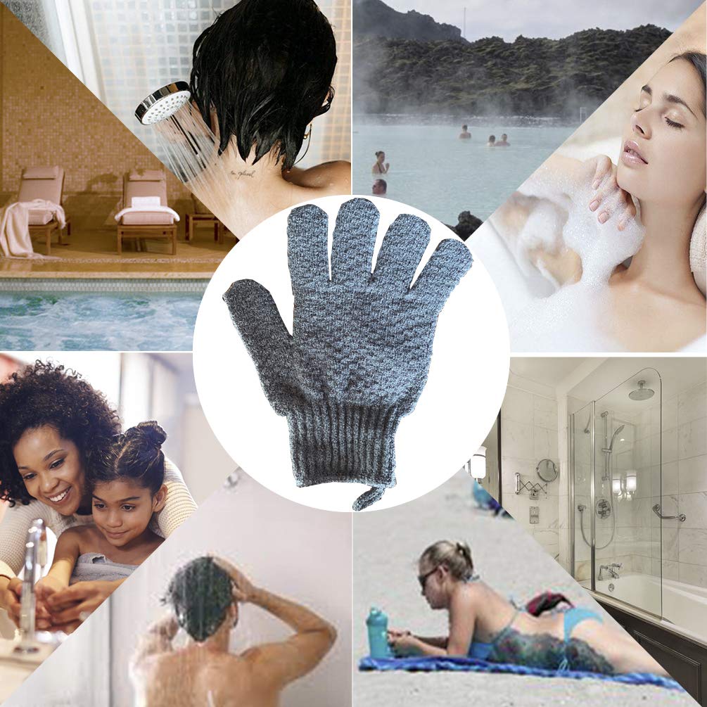 Bath Exfoliating Gloves (4 Count)