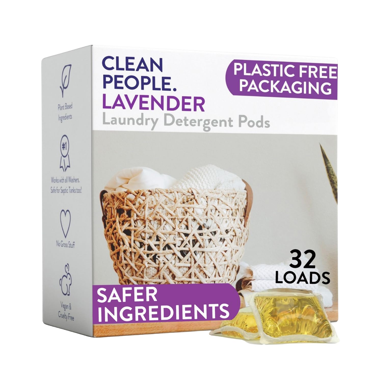 Laundry Detergent Pods (32 Count)