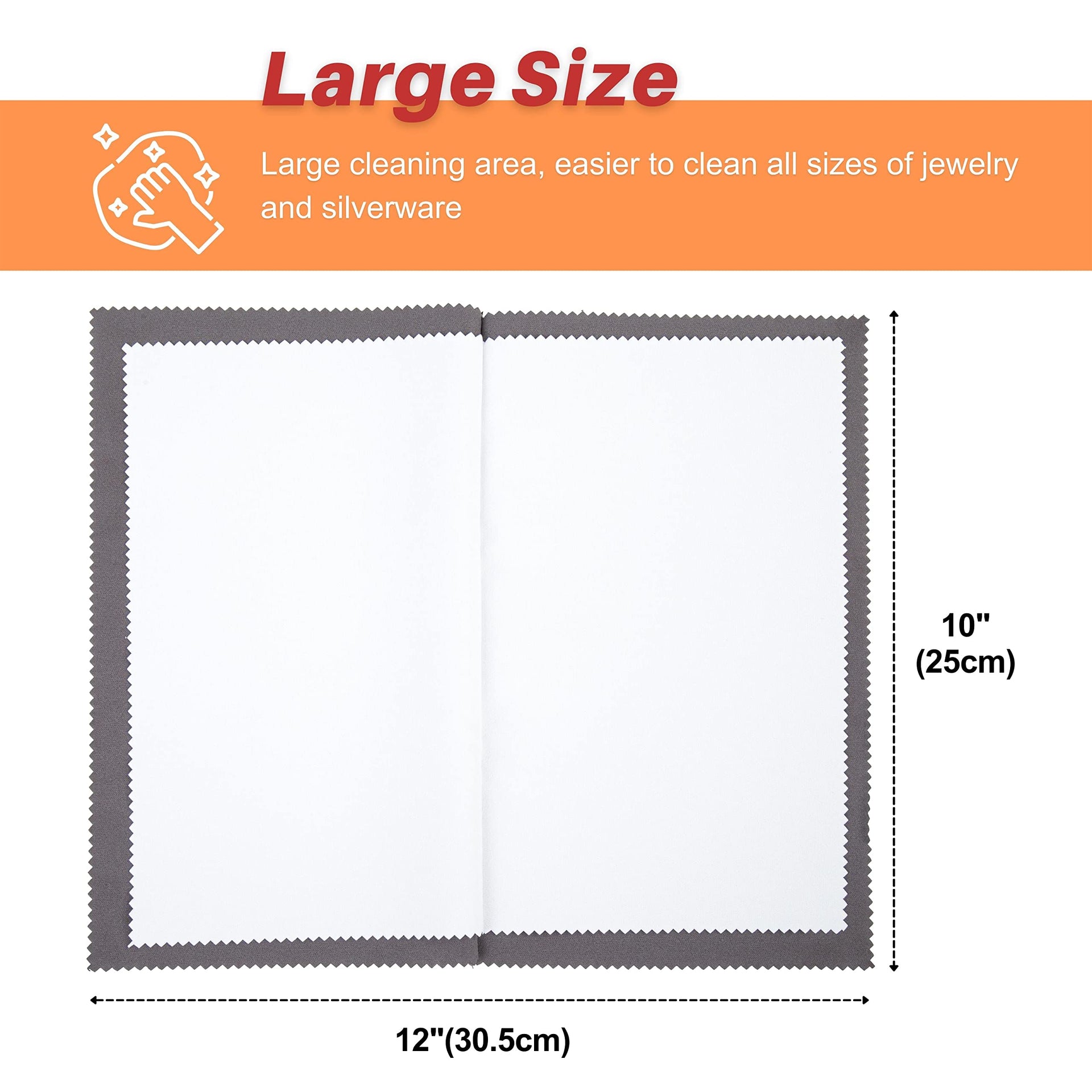 3 Pack Silver Polishing Cloth (3 Count)
