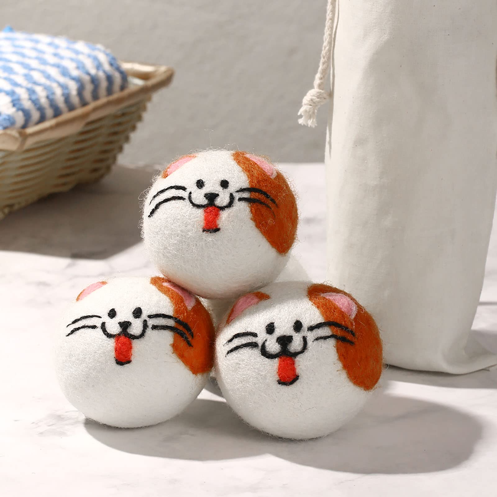 Dryer Balls Laundry Reusable (3 Count)