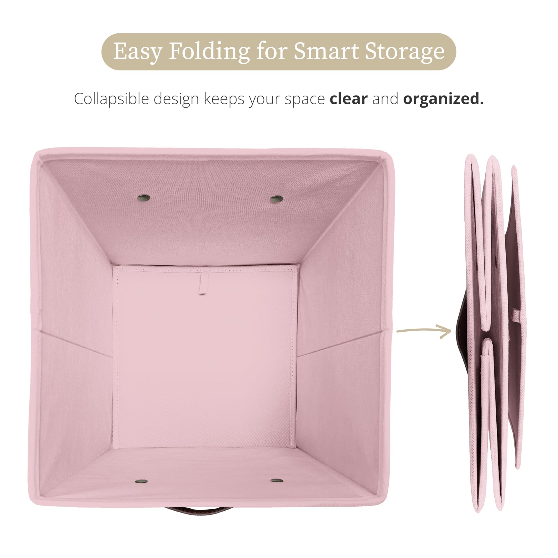 Storage Bins Cube Storage Bin with Labels (6 Count)