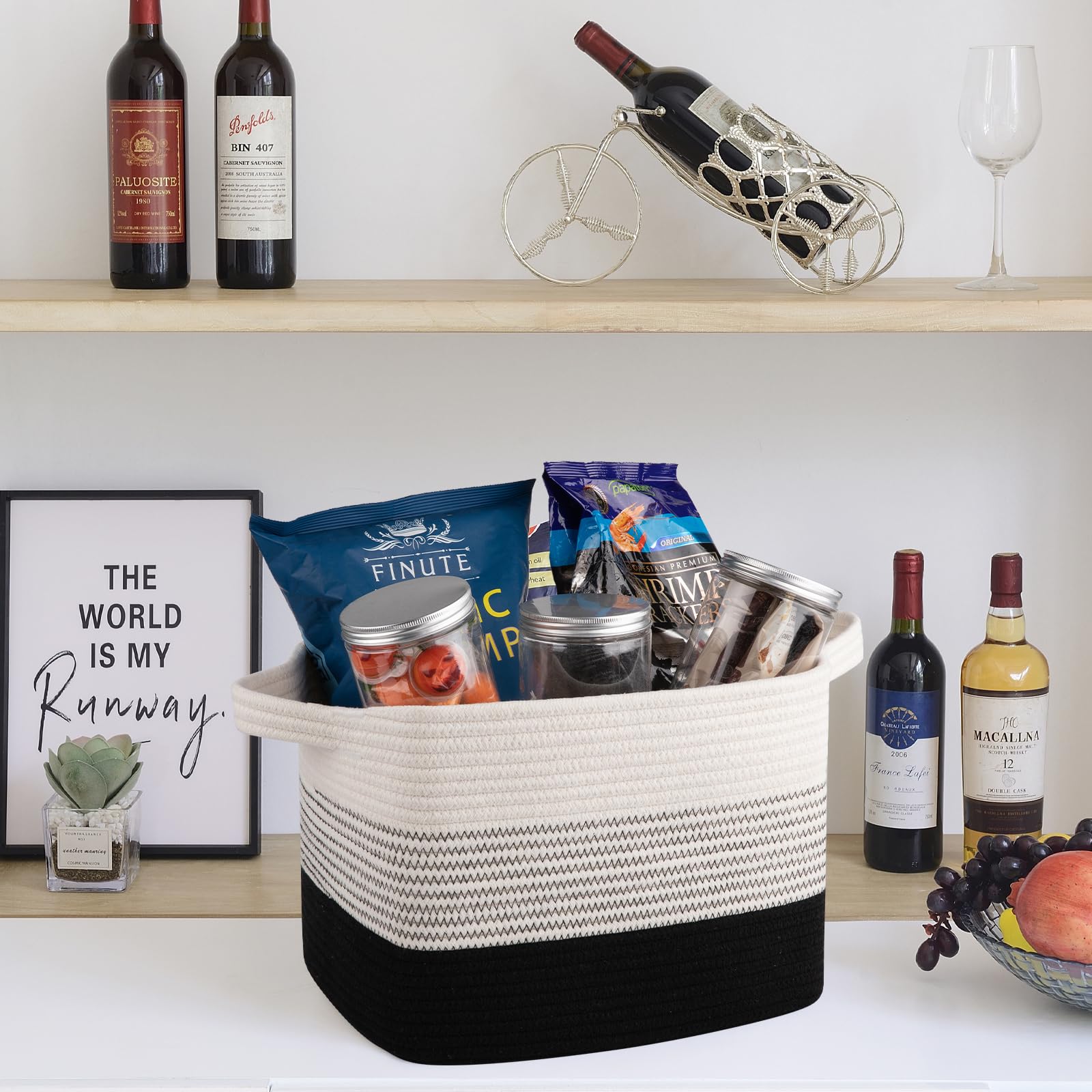 Storage Baskets for Organizing (3 Count)