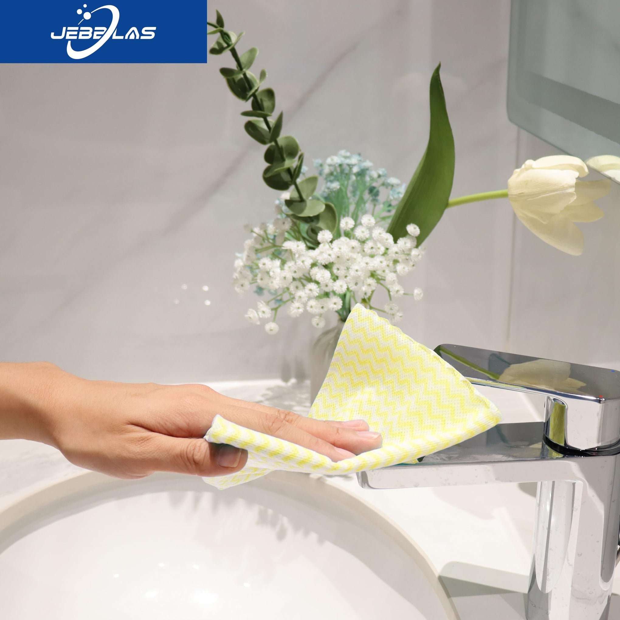 Handi Wipes Reusable Cloths Dry Cleaning Cloths Dish Towel Dish Cloths Handy Cleaning Wipes (50 Count)