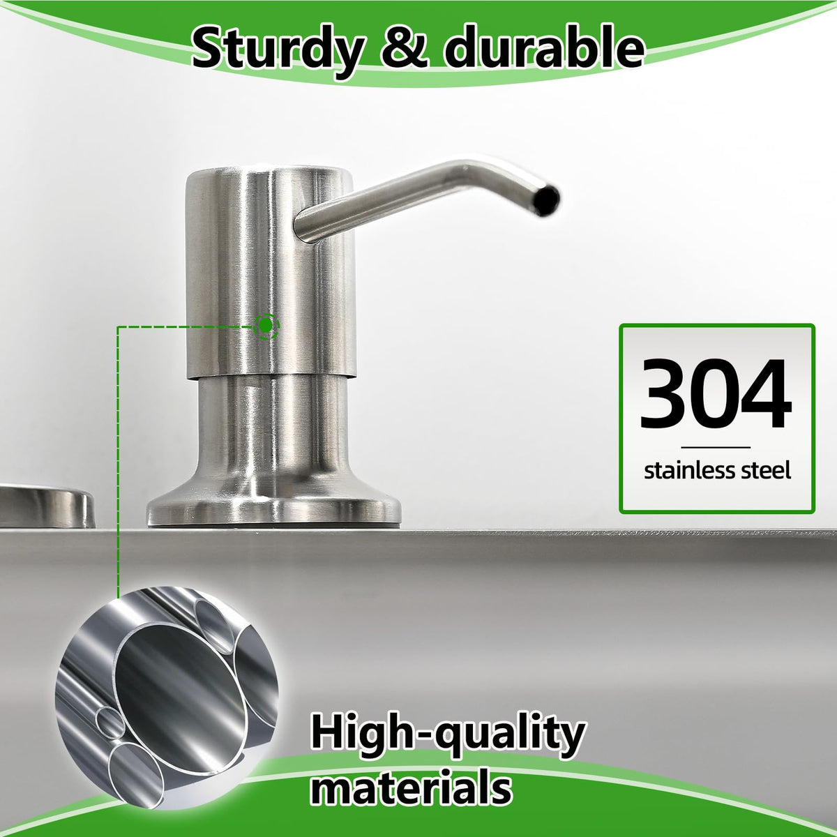 Built in Soap Dispenser for Kitchen Sink