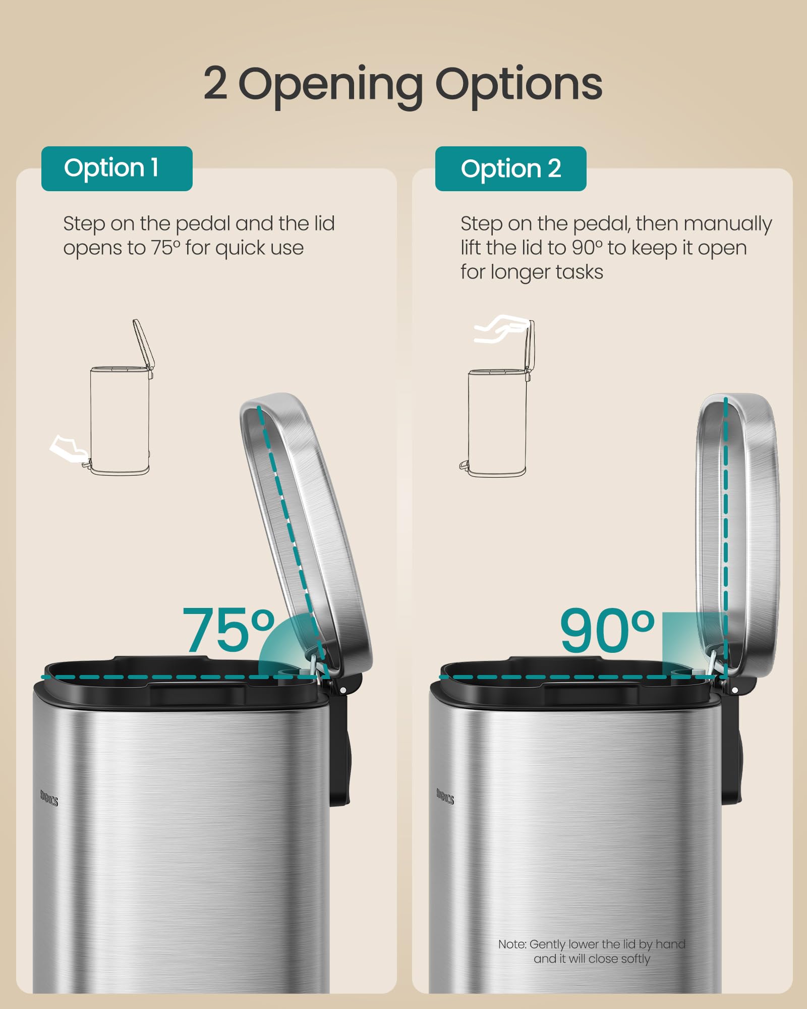 Small Bathroom Trash Can