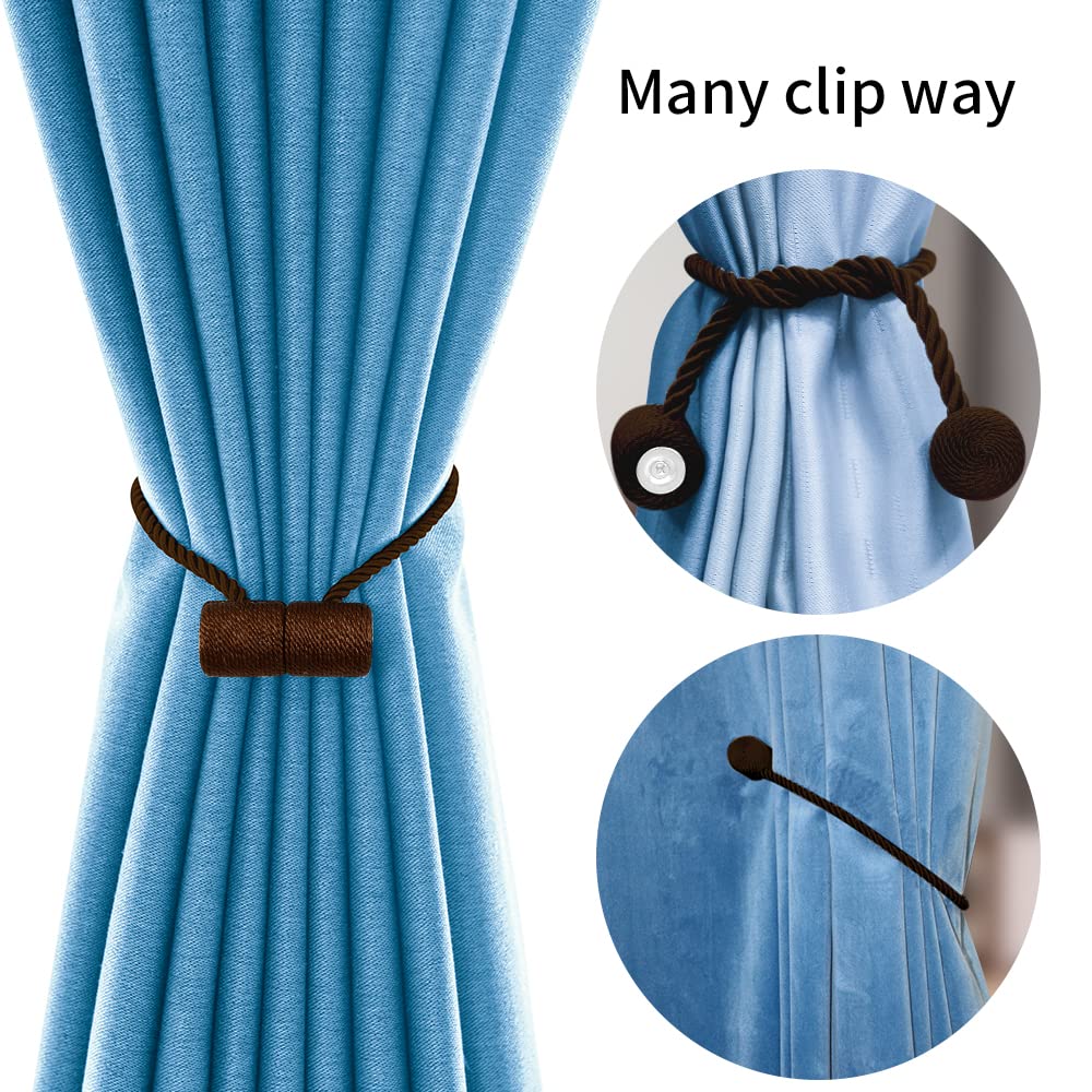 18 Inch Strong Magnetic Curtain Tiebacks (2 Count)