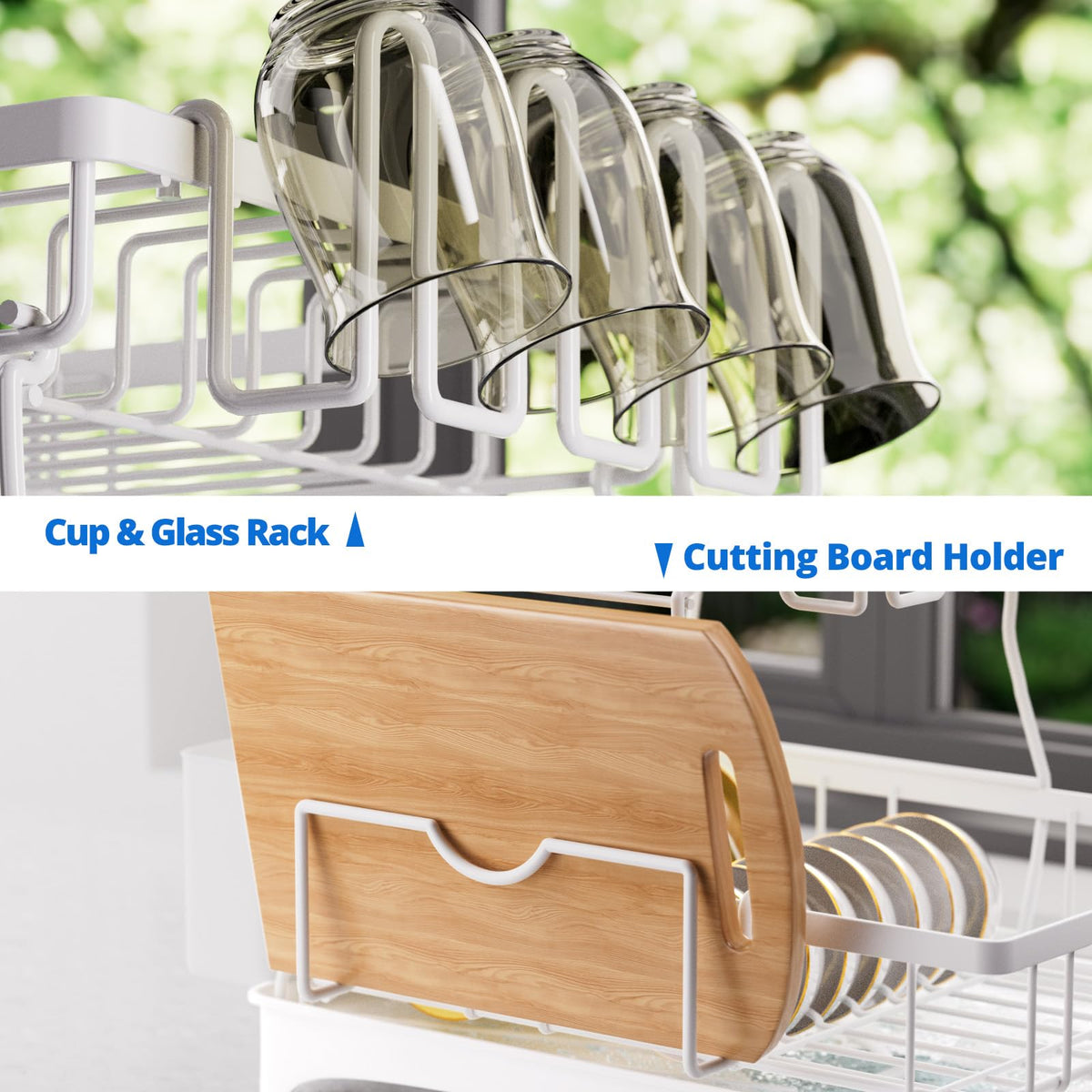 2 Tier Dish Drying Rack