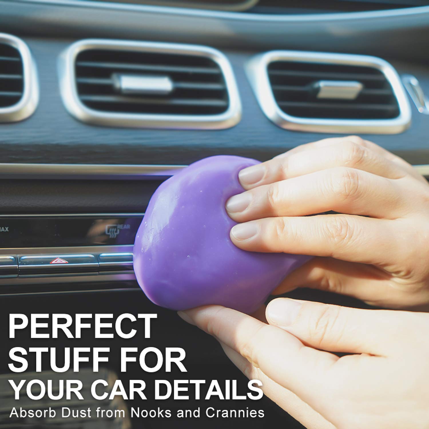 2 Pack Cleaning Gel for Car Putty Car Accessories Car Detailing Kit