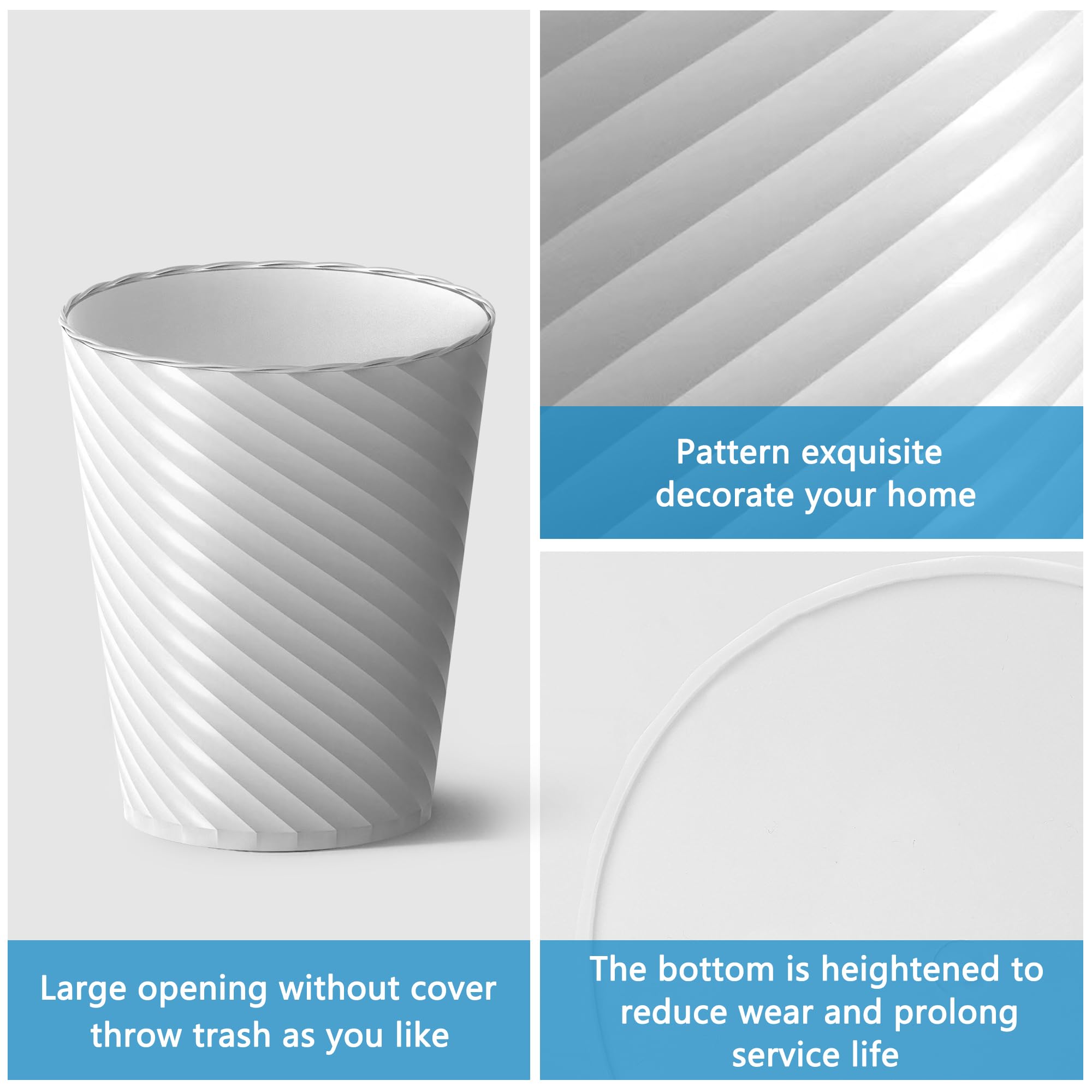 Bathroom Trash Can 8 Pack (8 Count)