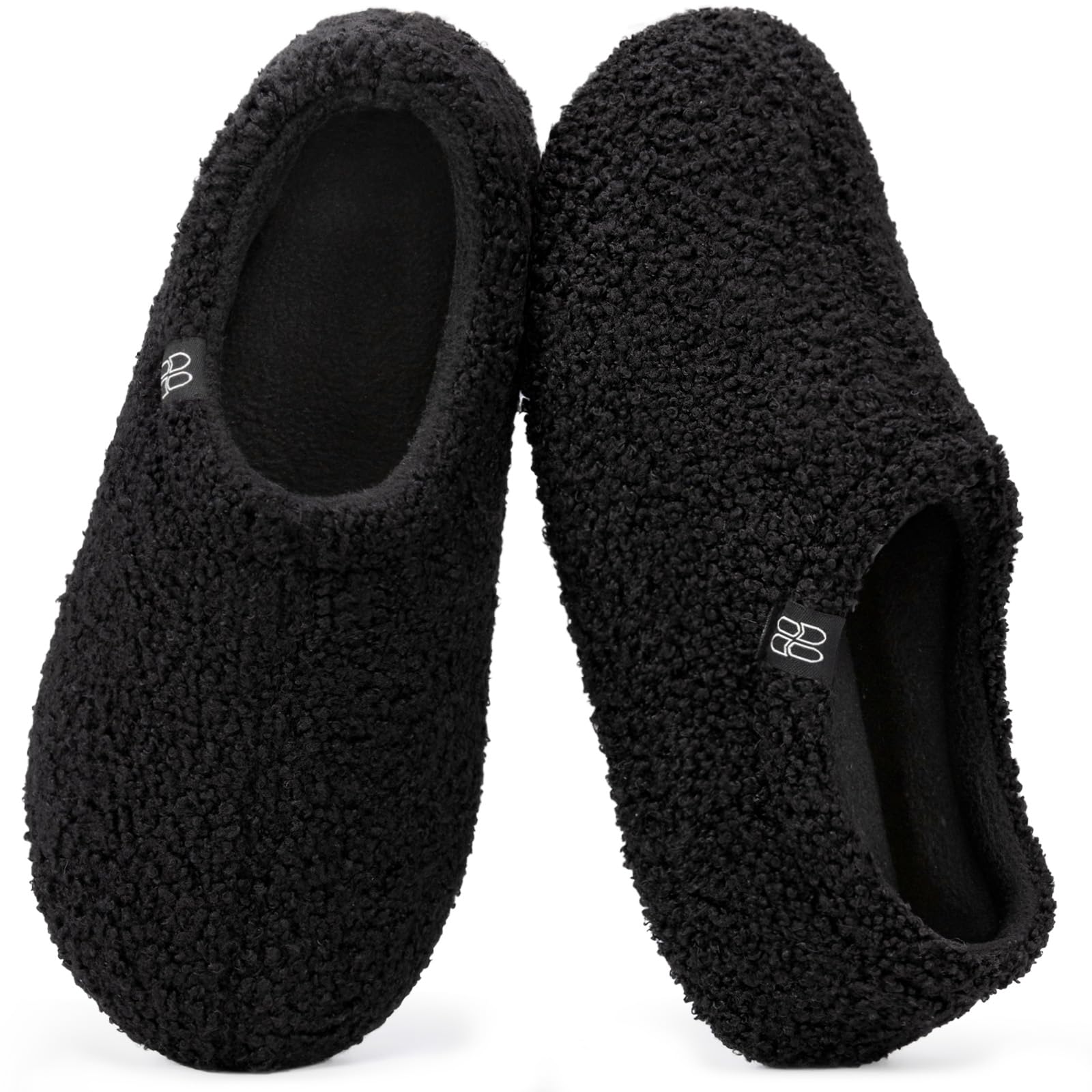 Women's Fuzzy Curly Fur Loafer Slippers