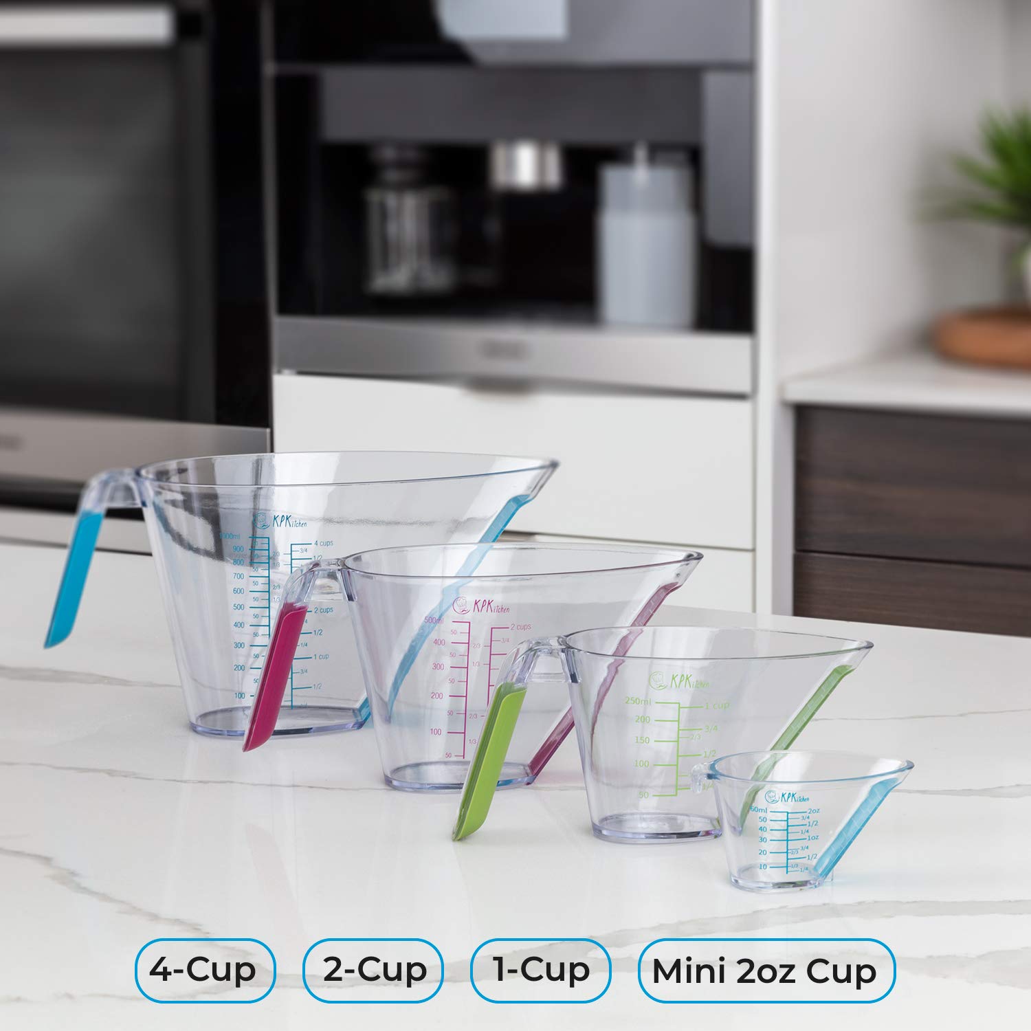 Liquid Measuring Cups with Spouts