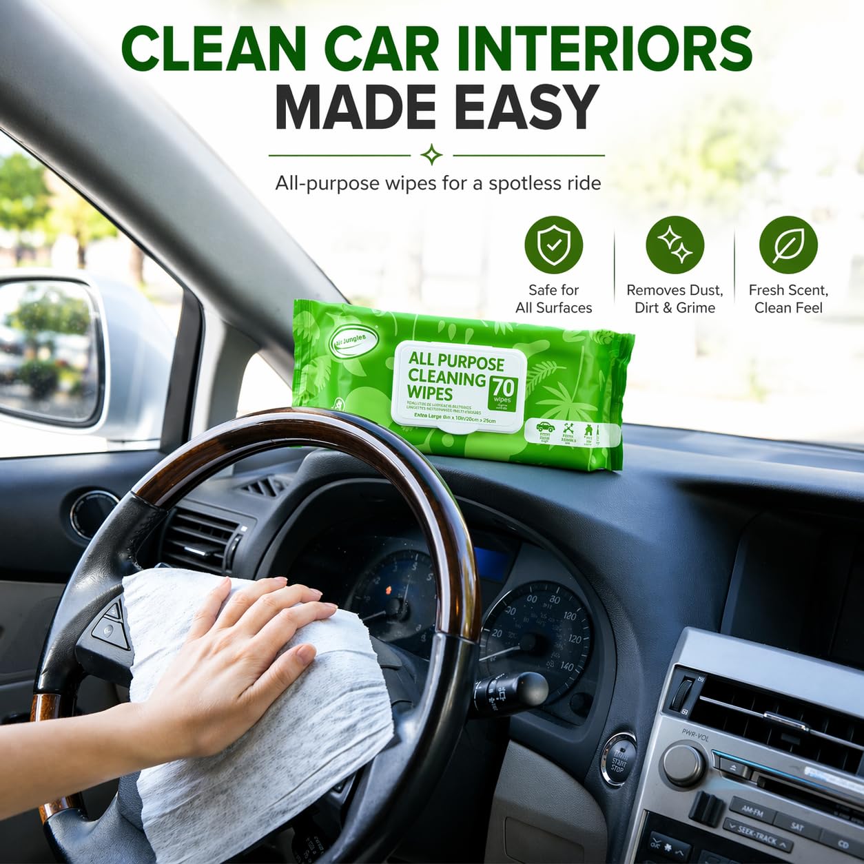 All Purpose Cleaning Wipes 210 Count