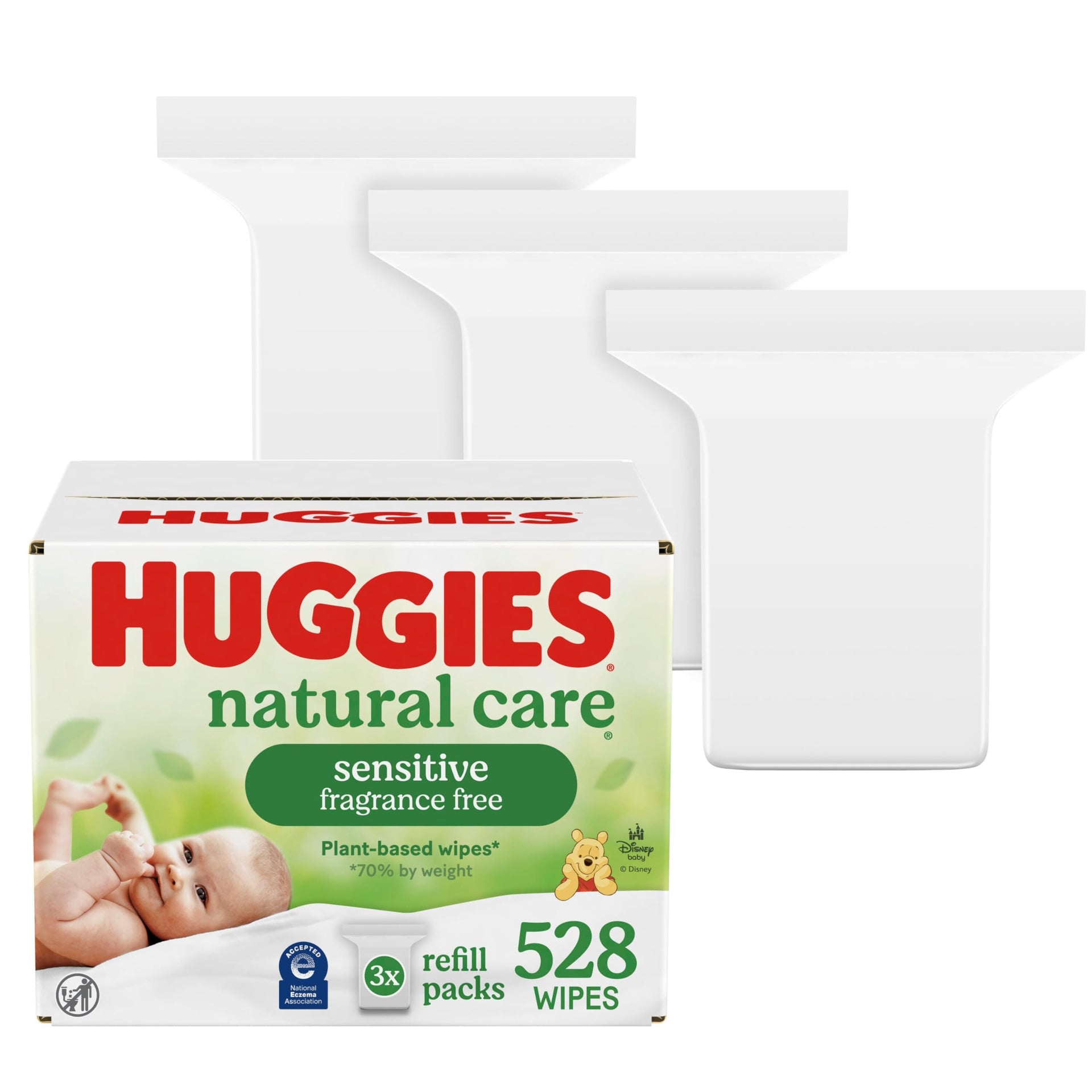 Natural Care Sensitive Baby Wipes (528 Count)