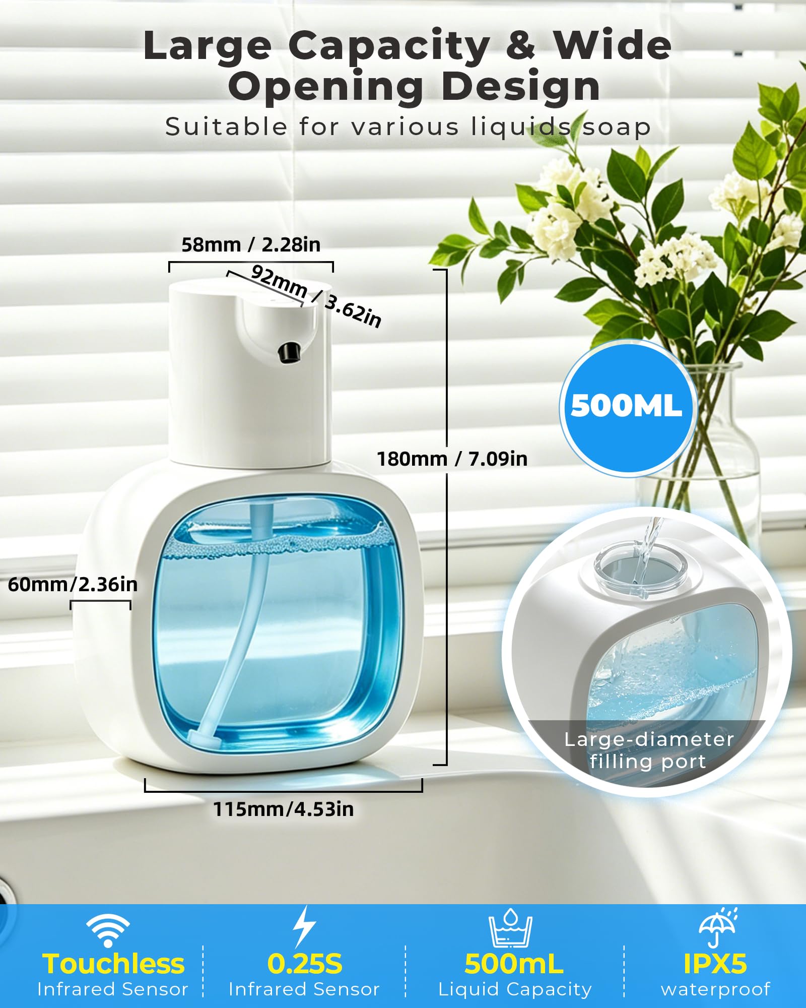 Automatic Foaming Soap Dispenser