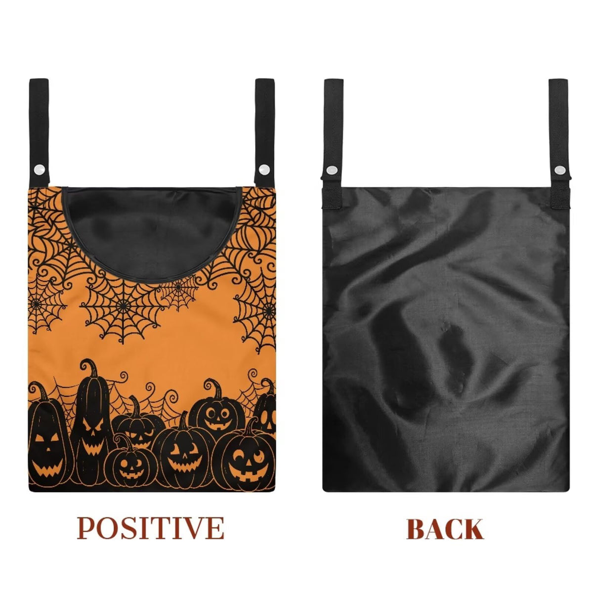 Halloween Pumpkin Clothespin Carrier Bag