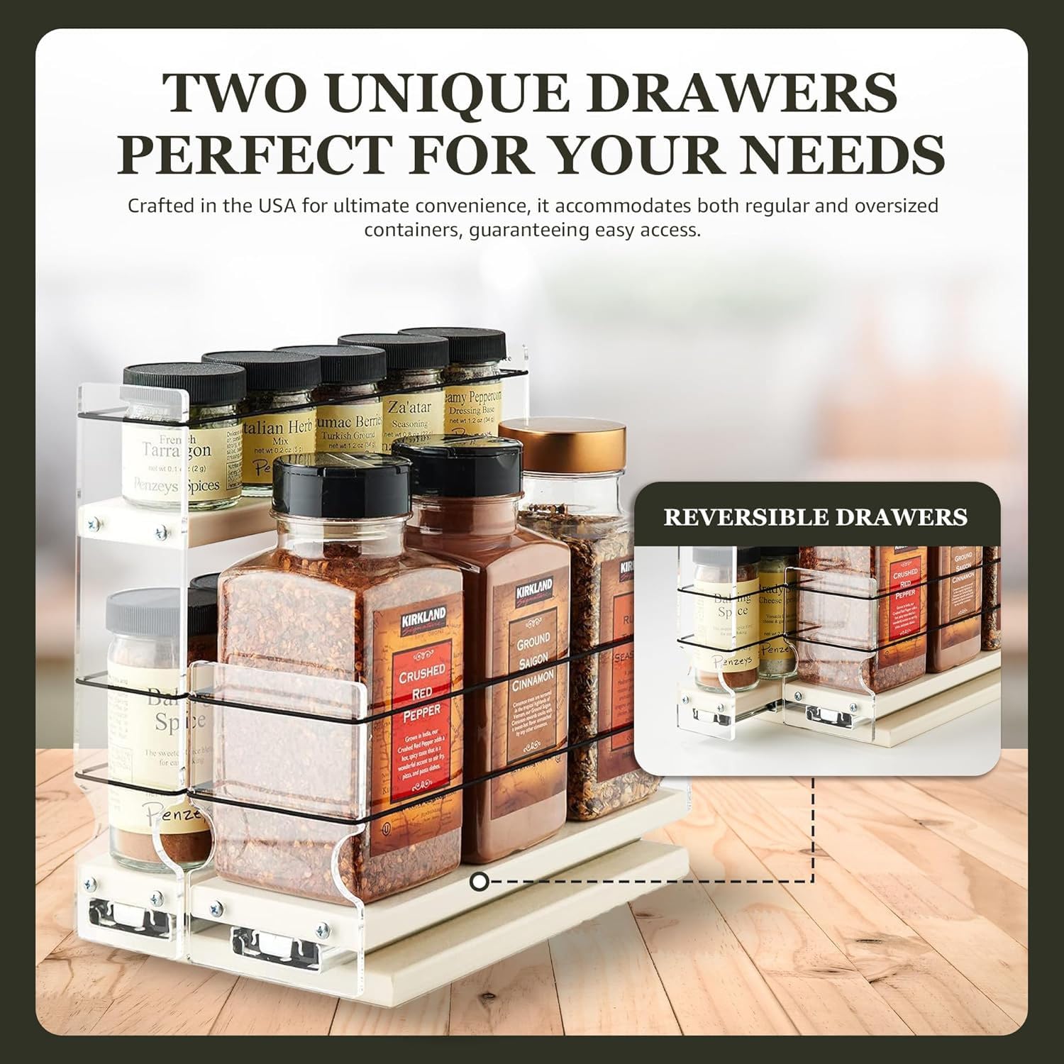 Combo Spice Rack Drawer