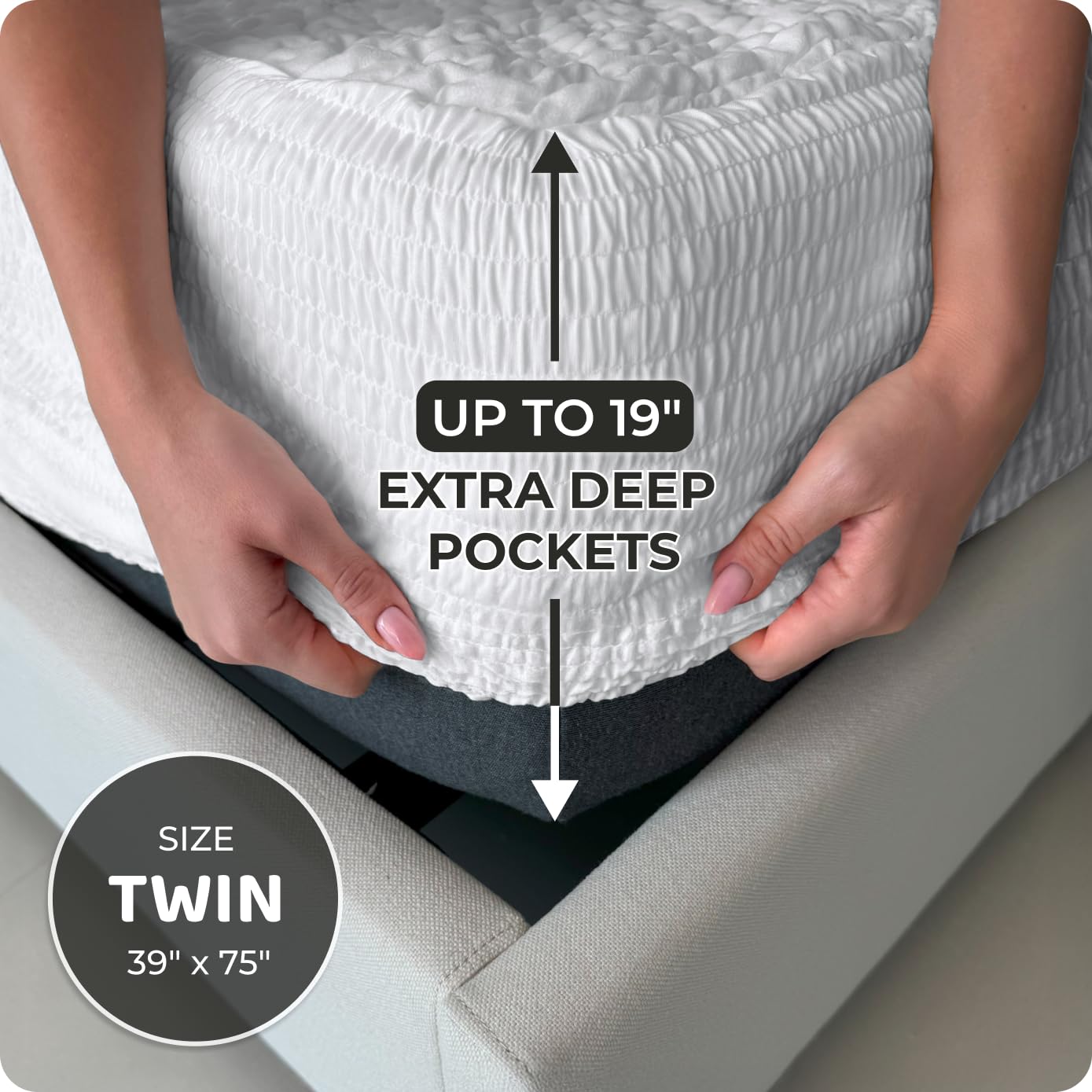 PAULATO BY GA.I.CO Twin Waterproof Mattress Protector