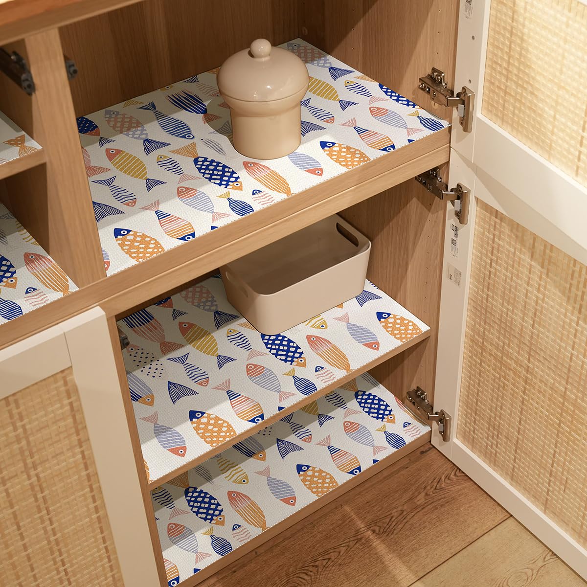 Drawer Liner Non Adhesive Shelf Liner for Cabinets 15.7in x 10ft