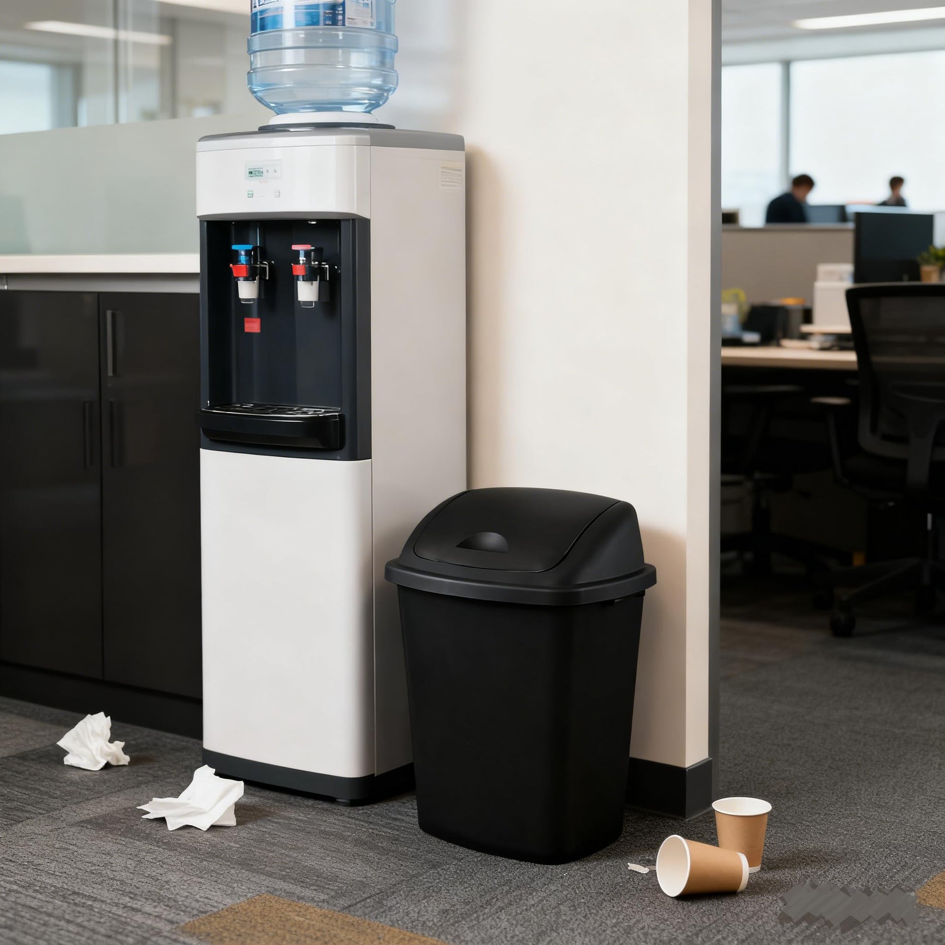 8 Gallon Swing Top Trash Can (4 Count)