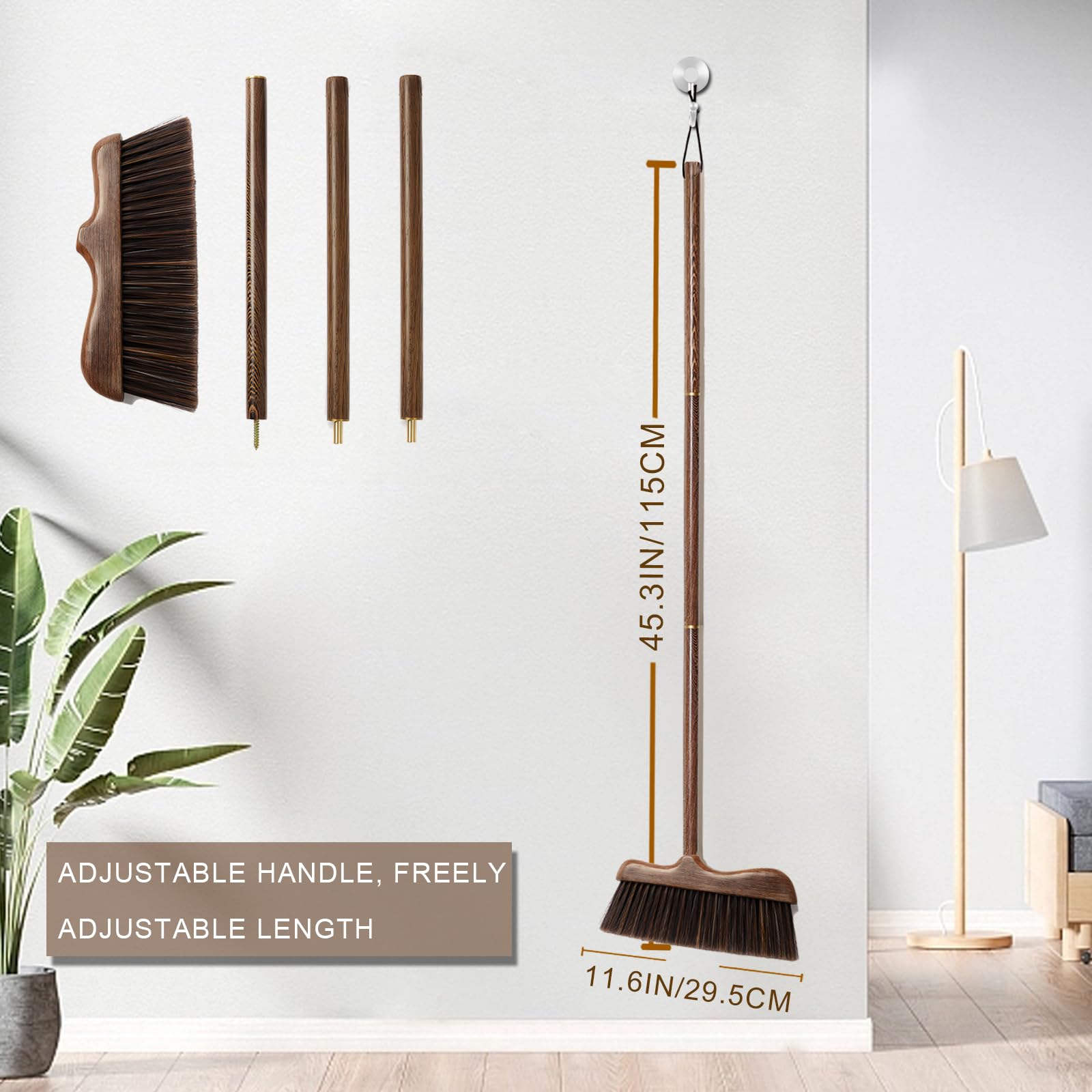 Wood Angle Broom