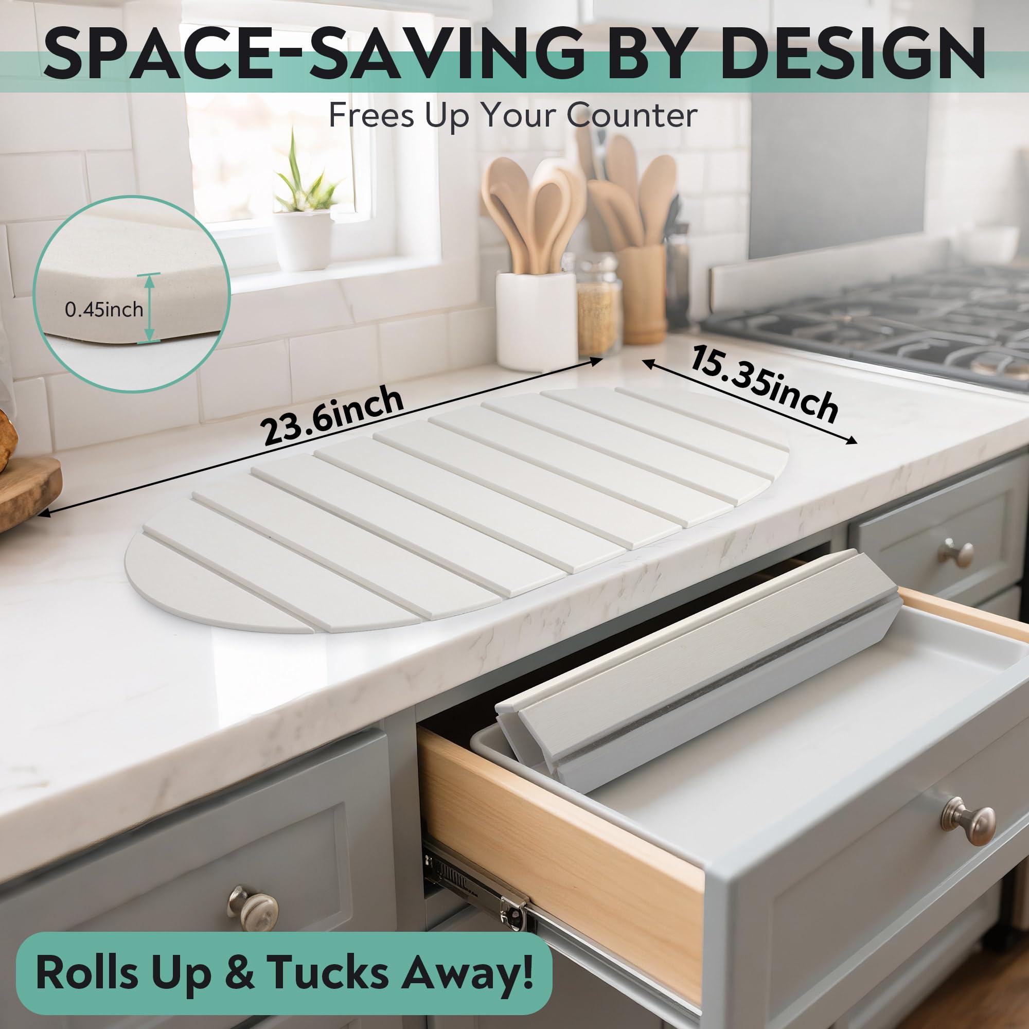 Stone Drying Mat for Kitchen Counter