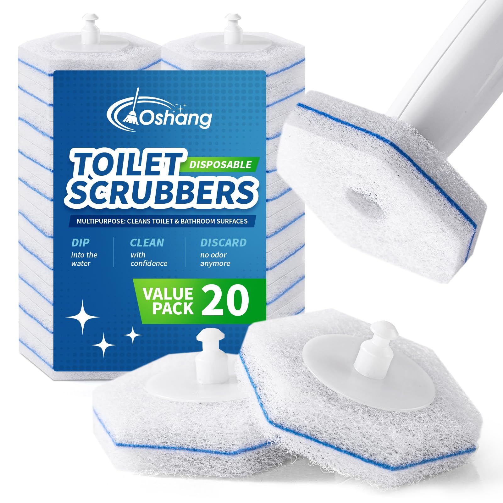 Compatible with Clorox Toilet Wand (20 Count)