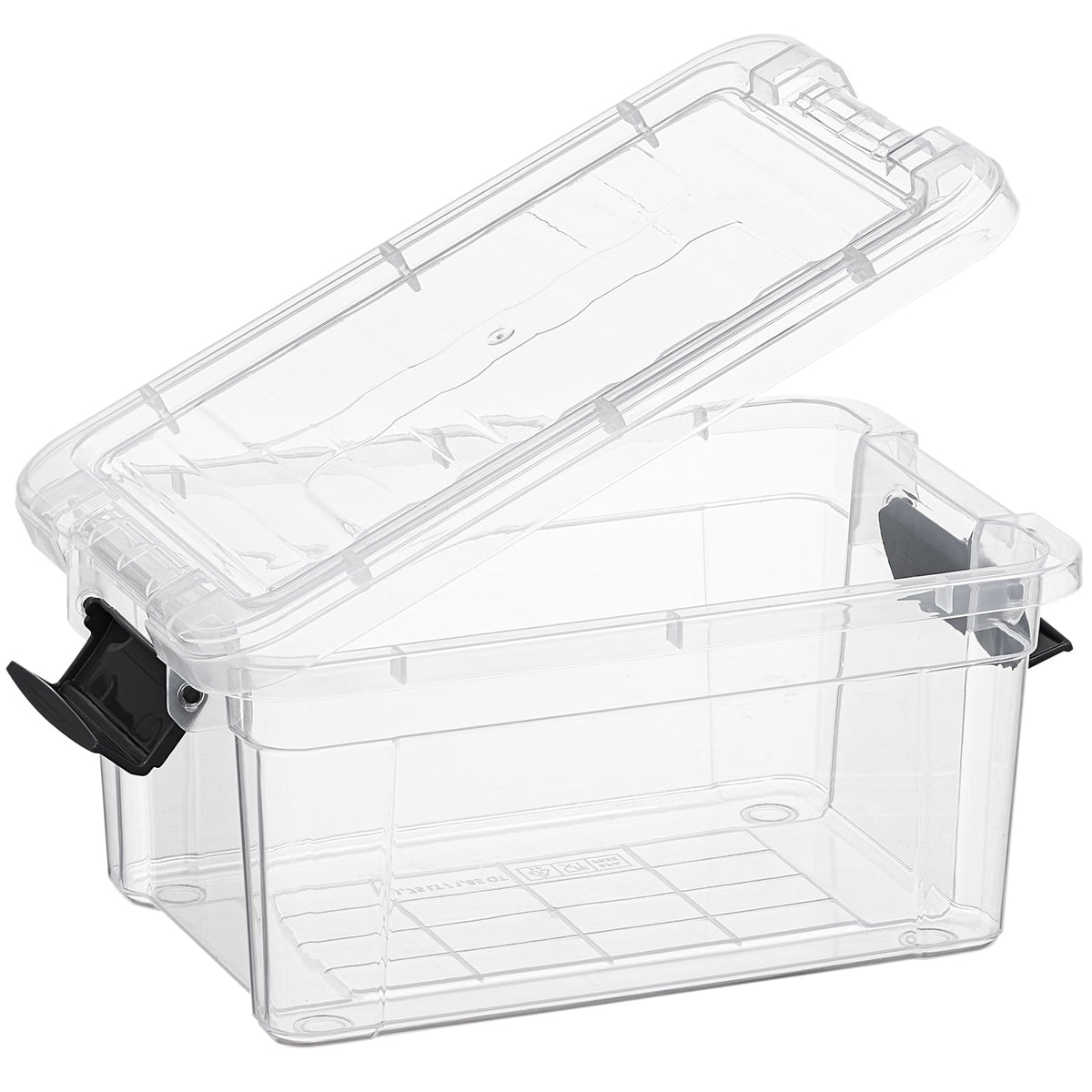 Storage Bins with Lids (6 Count)