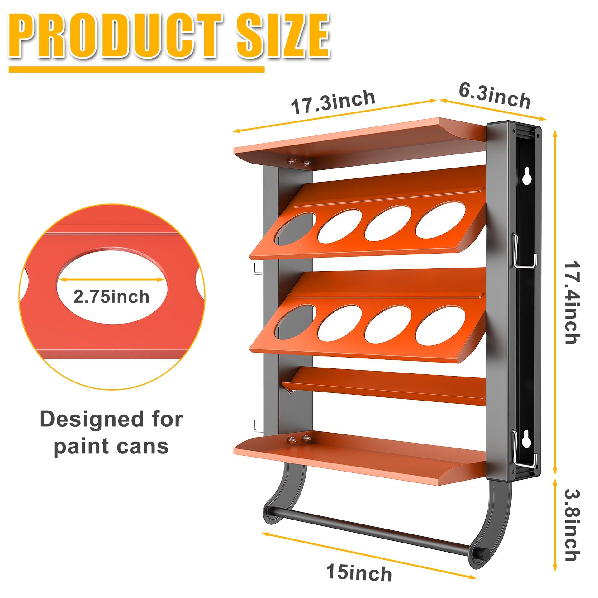 Spray Can Holder Rack