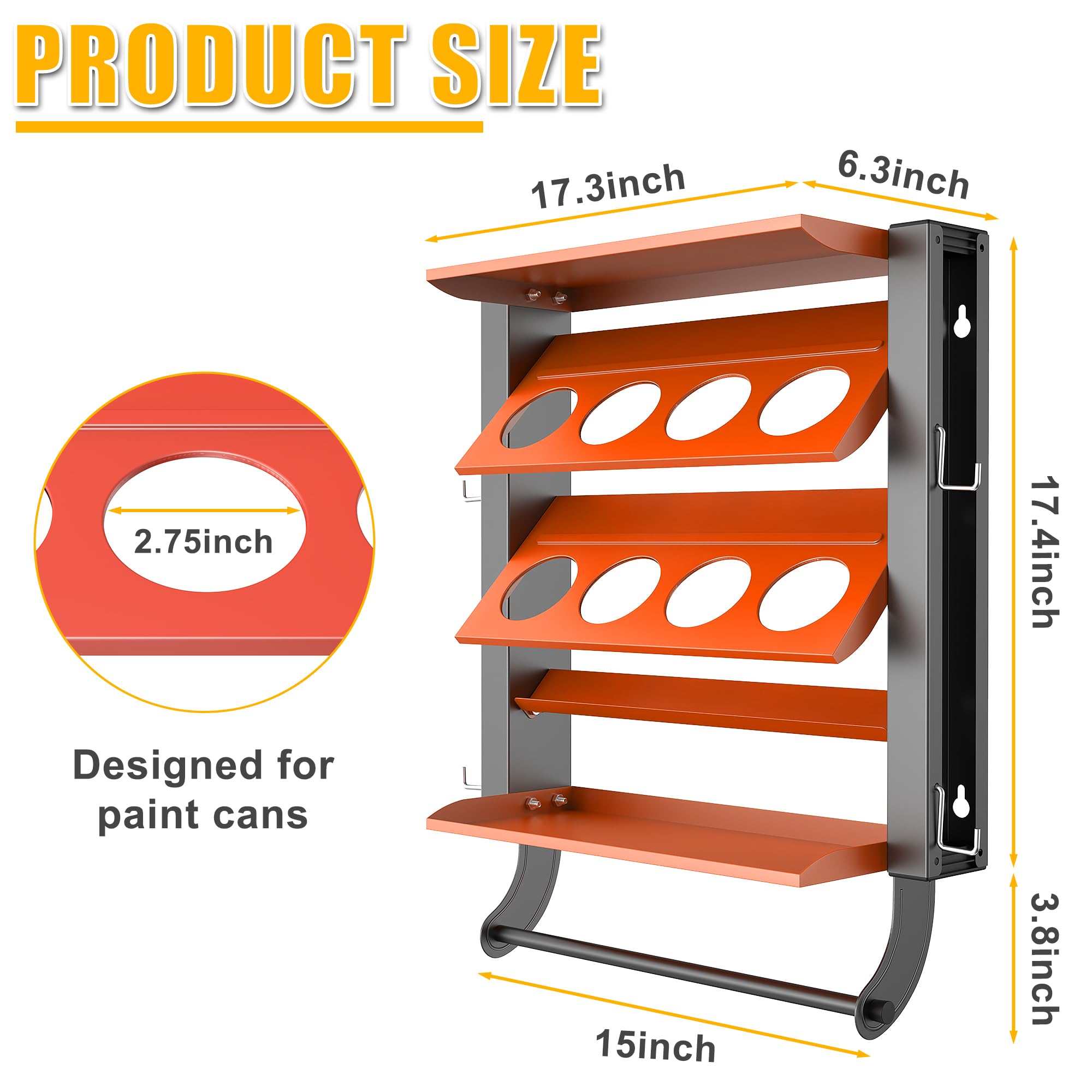 Spray Can Holder Rack