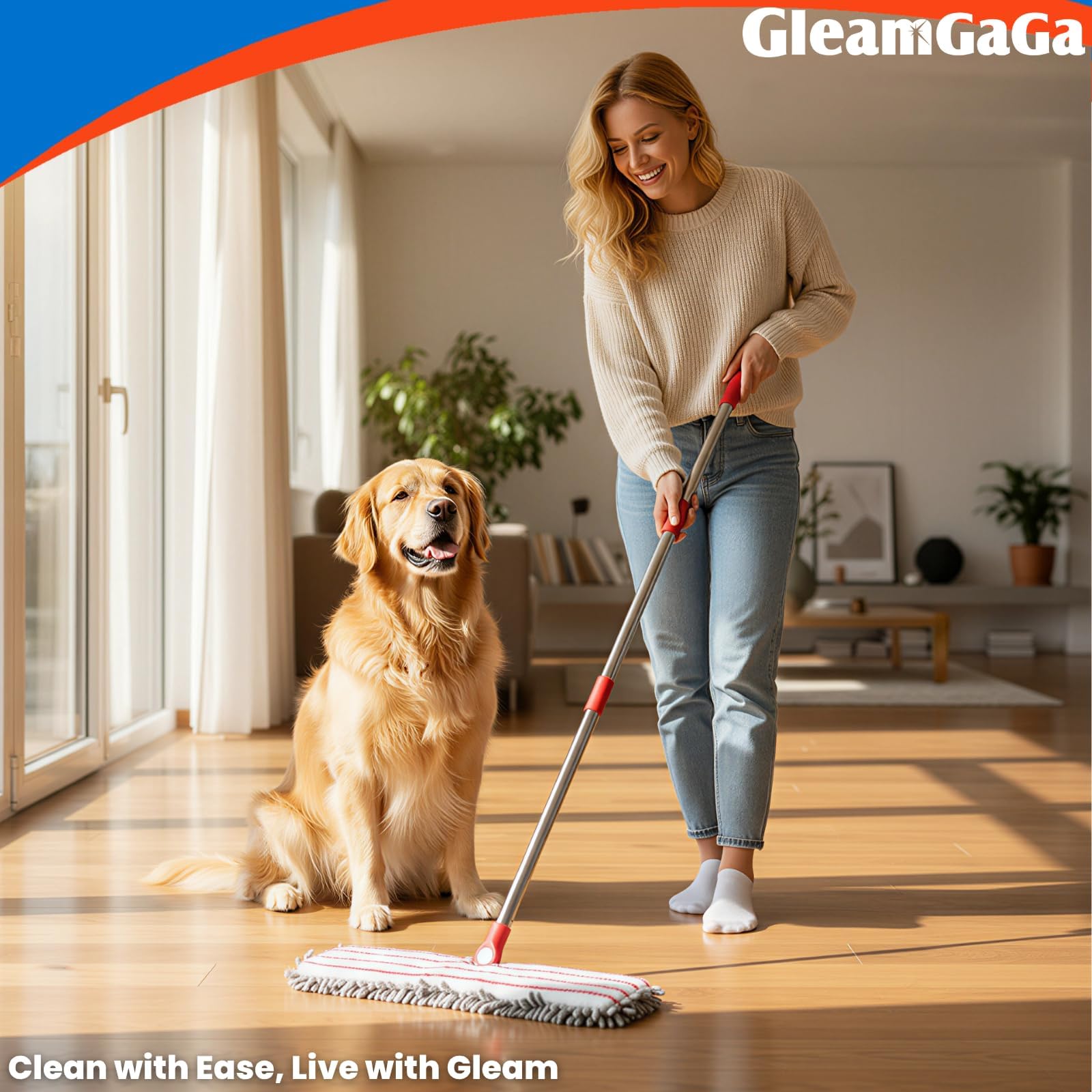 Microfiber Dust Mop for Hardwood Floor Cleaning