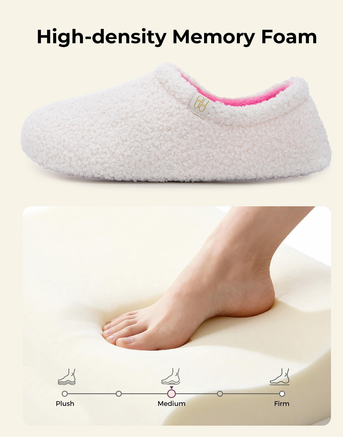 Women's Fuzzy Curly Fur Loafer Slippers
