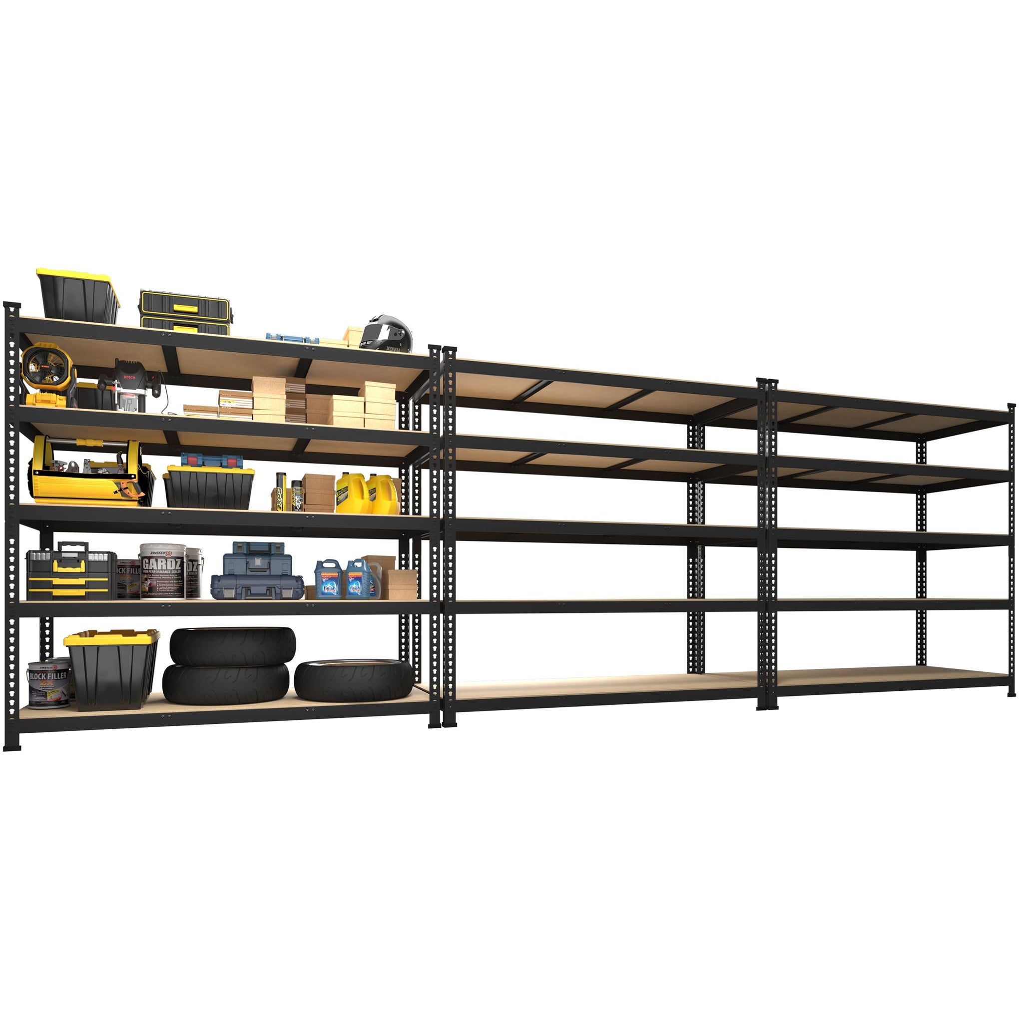 47"W x 18"D x 72"H Garage Storage Shelves (3 Count)
