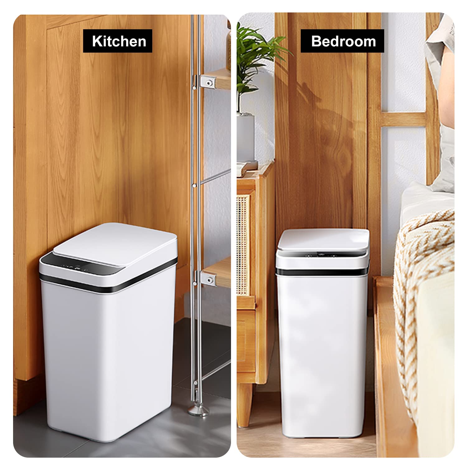 2.5 Gallon Smart Trash Can Sensor Motion
