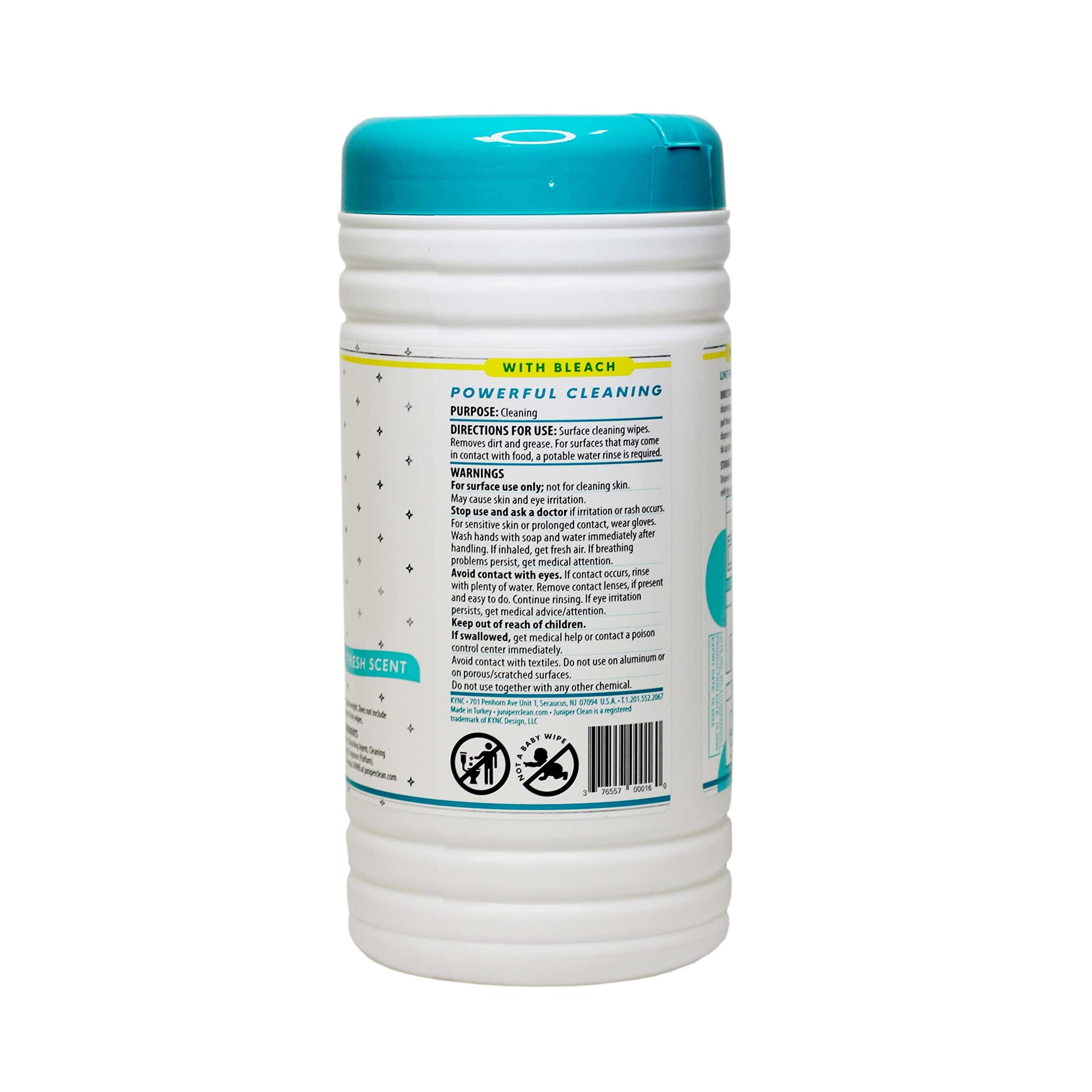 1 Pack Surface Cleaning Wipes with Bleach (75 Count) - ModHome Supplies