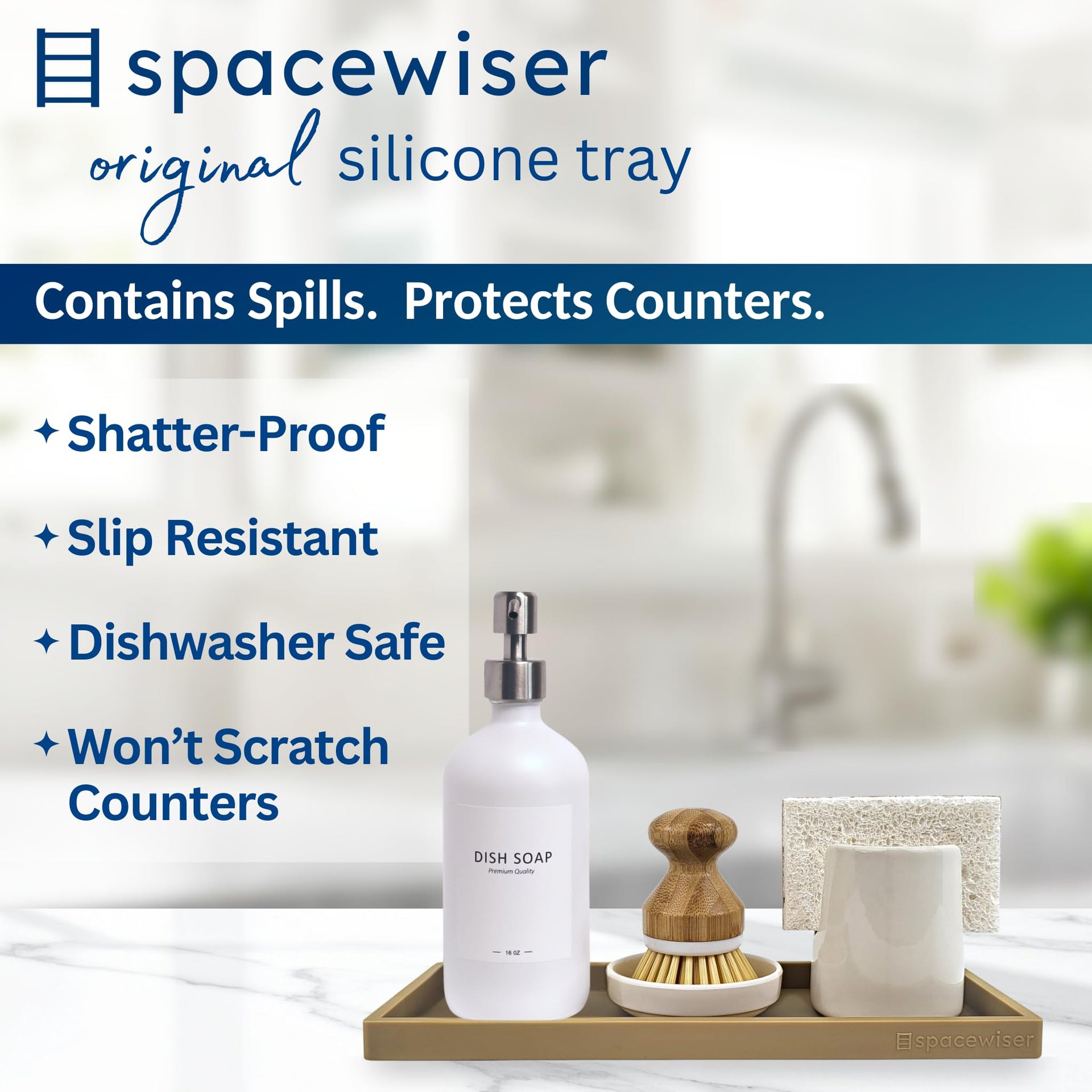 Silicone Countertop & Vanity Tray