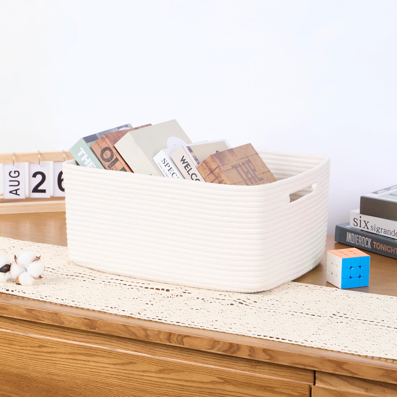 Large Storage Baskets for Organizing (4 Count)