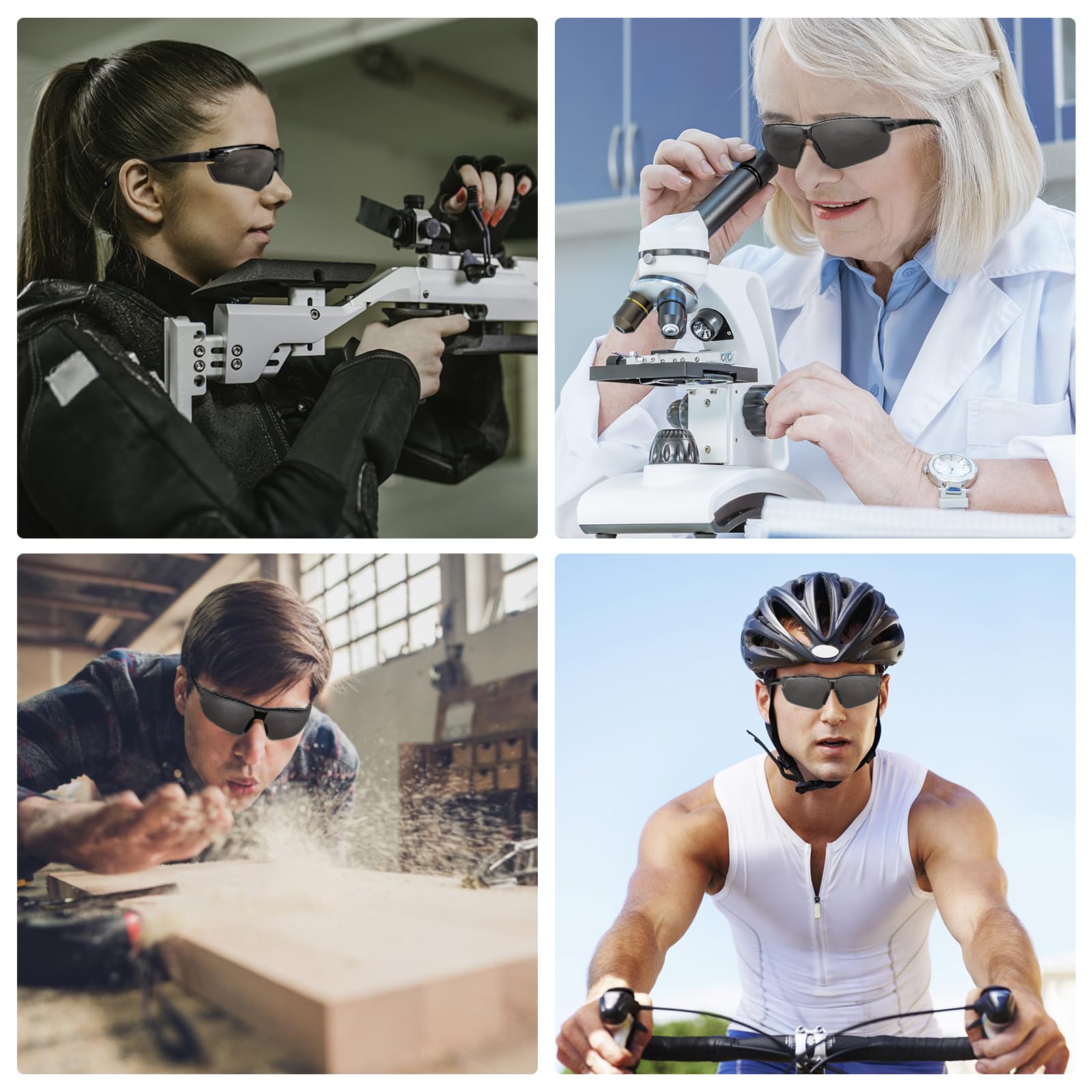 3PK Anti Fog Safety Glasses for Men & Women (3 Count)
