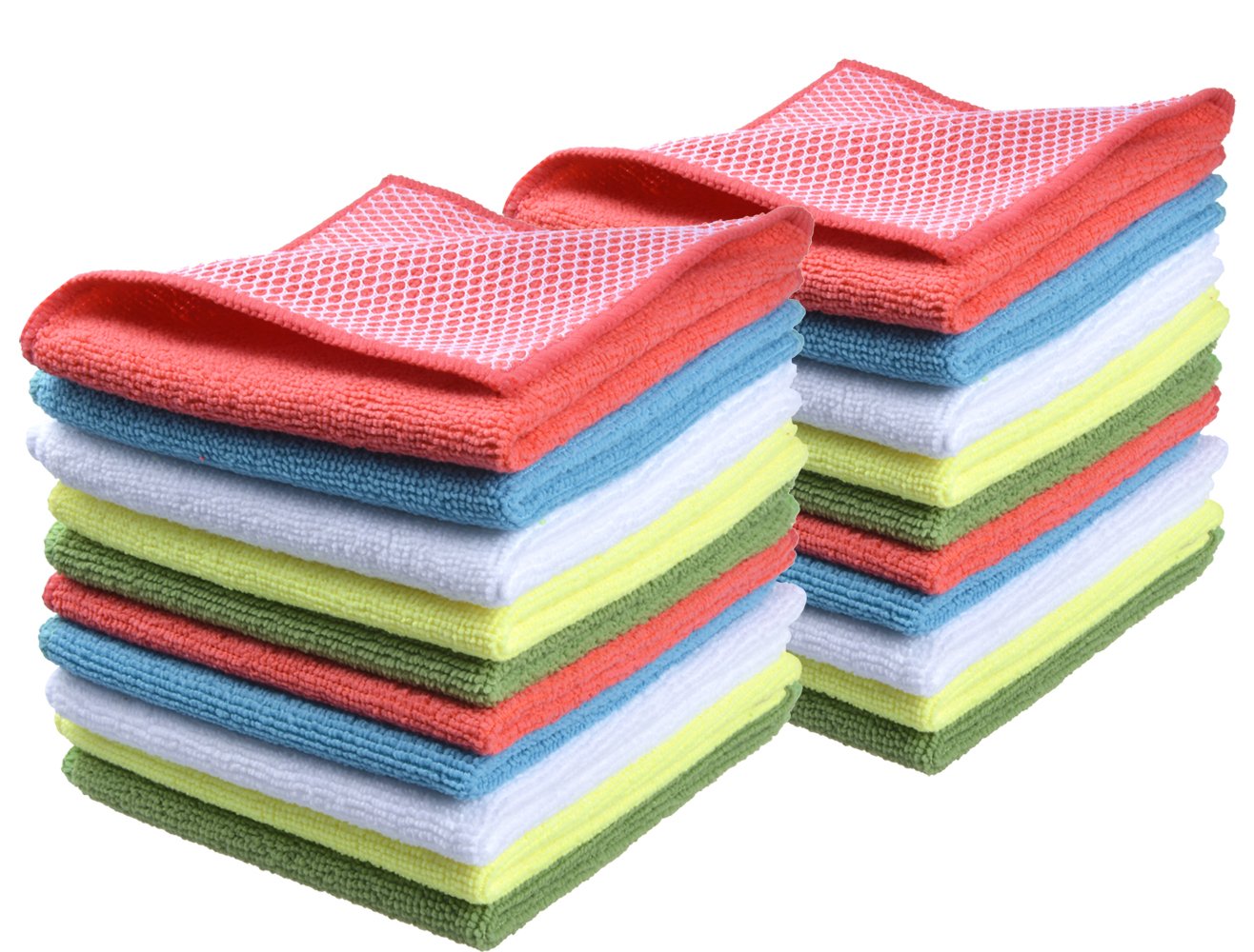 Dish Cloth for Washing Dishes Kitchen Washcloth Cleaning Cloth (20 Count)