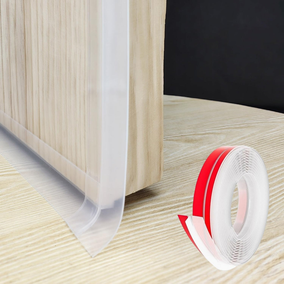 T Shape Door Seal Strip for Door & Windows Gaps (9.8 Foot)