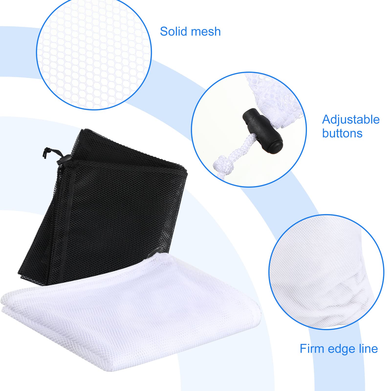30 Pack Large Mesh Laundry Bags (30 Count)