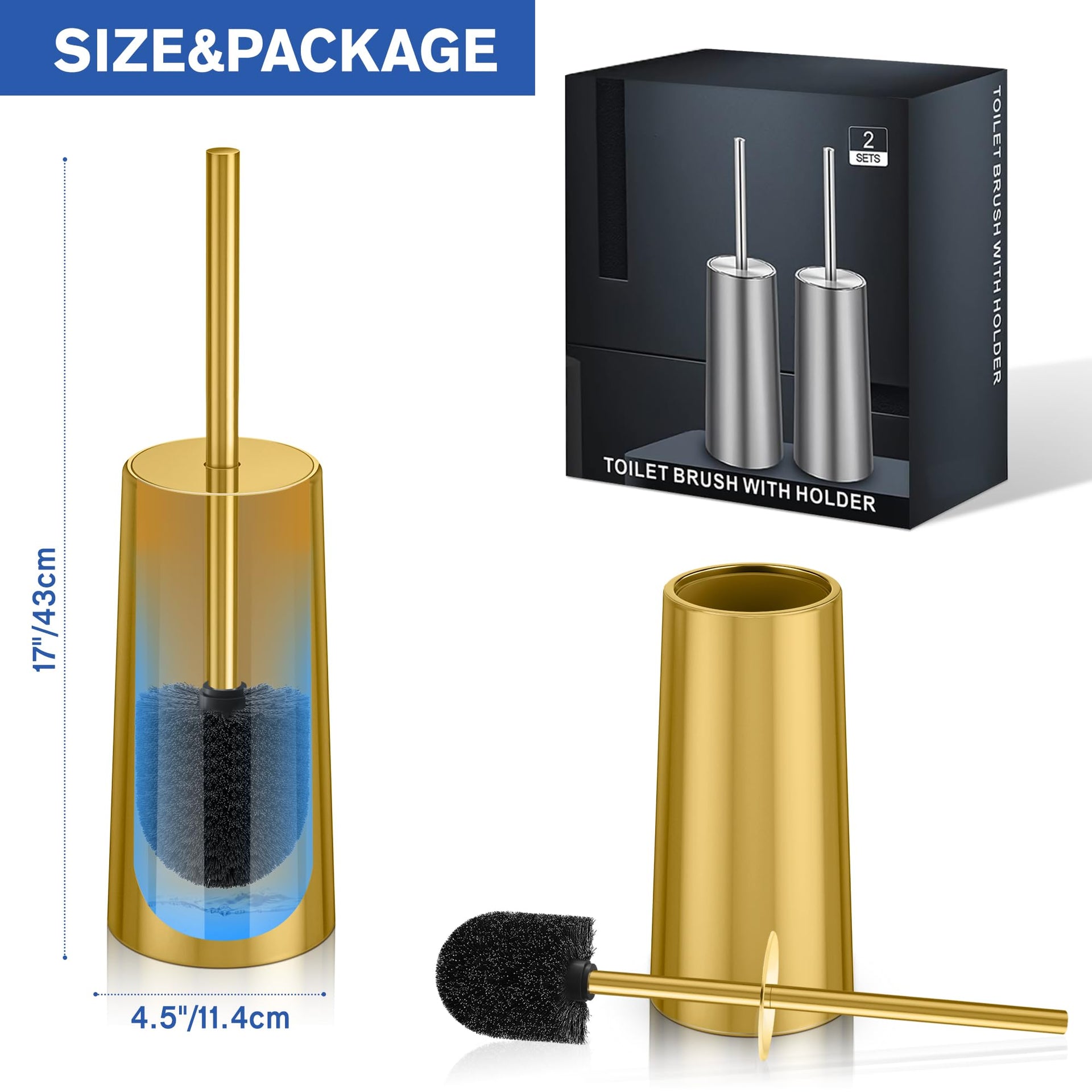 Toilet Brush and Holder (29.99 Count)