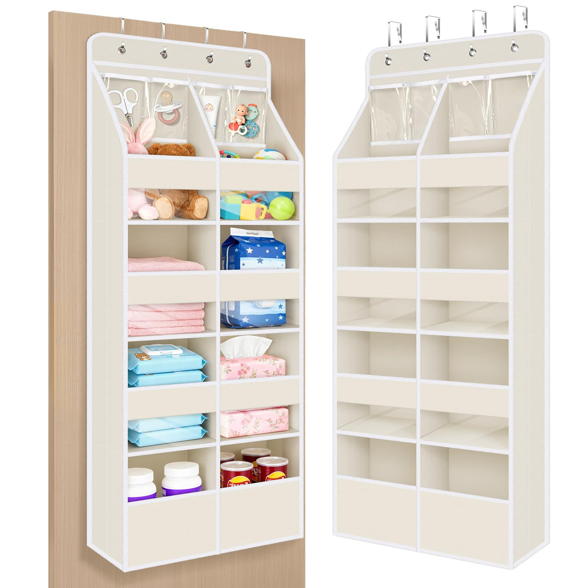 Upgraded Over the Door Organizer for Baby Nursery
