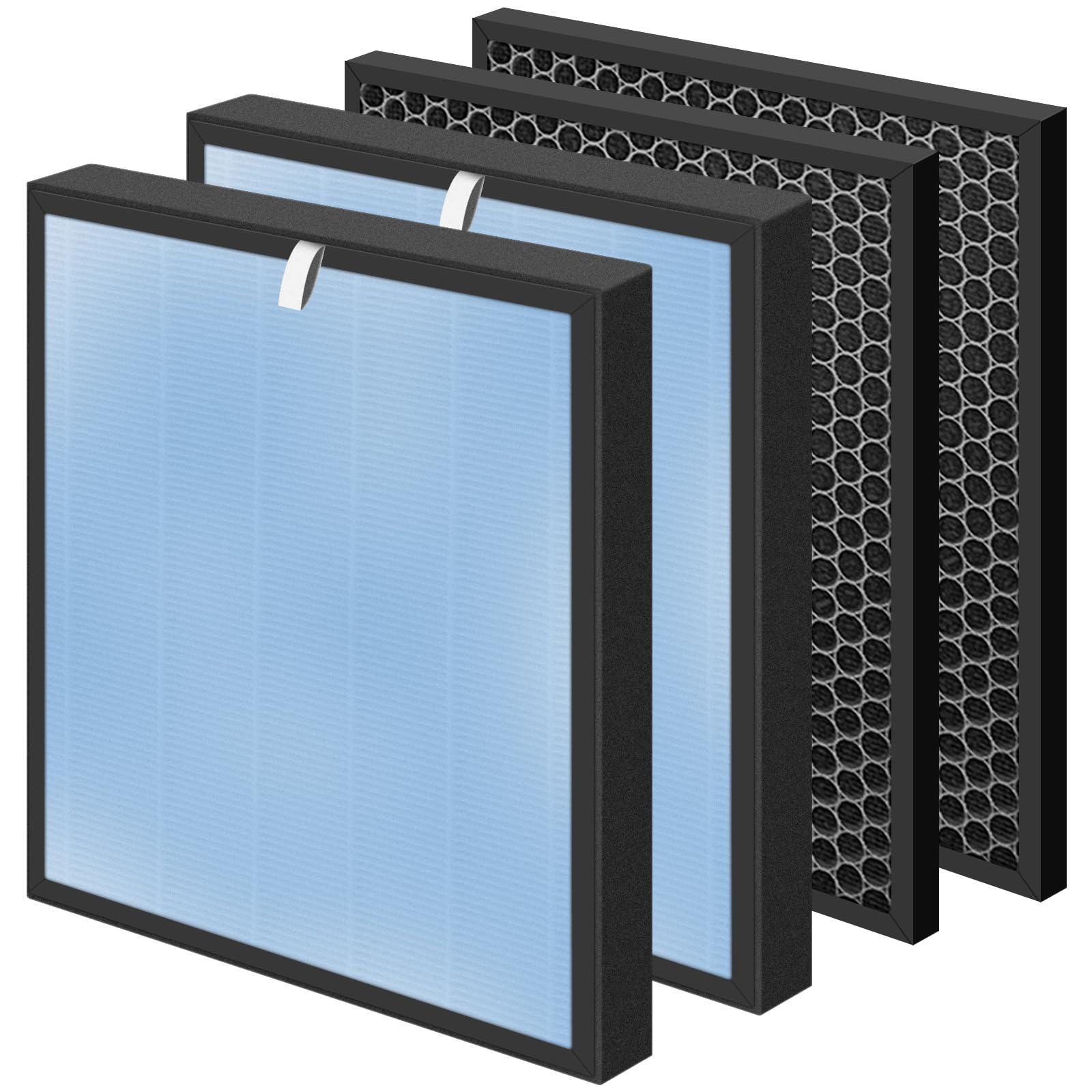 HSP001 True HEPA Filter Replacements for Hathaspace Air Purifier Filters HSP001 (2 Count)