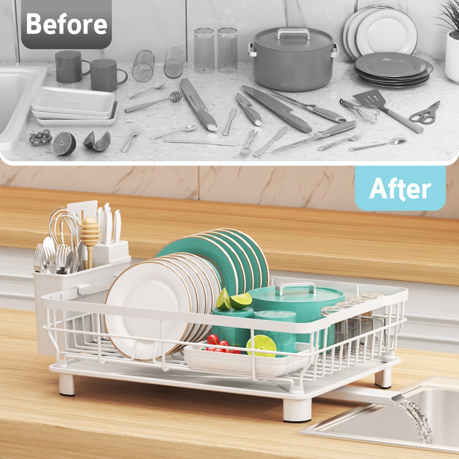 Dish Drying Rack for Kitchen Counter