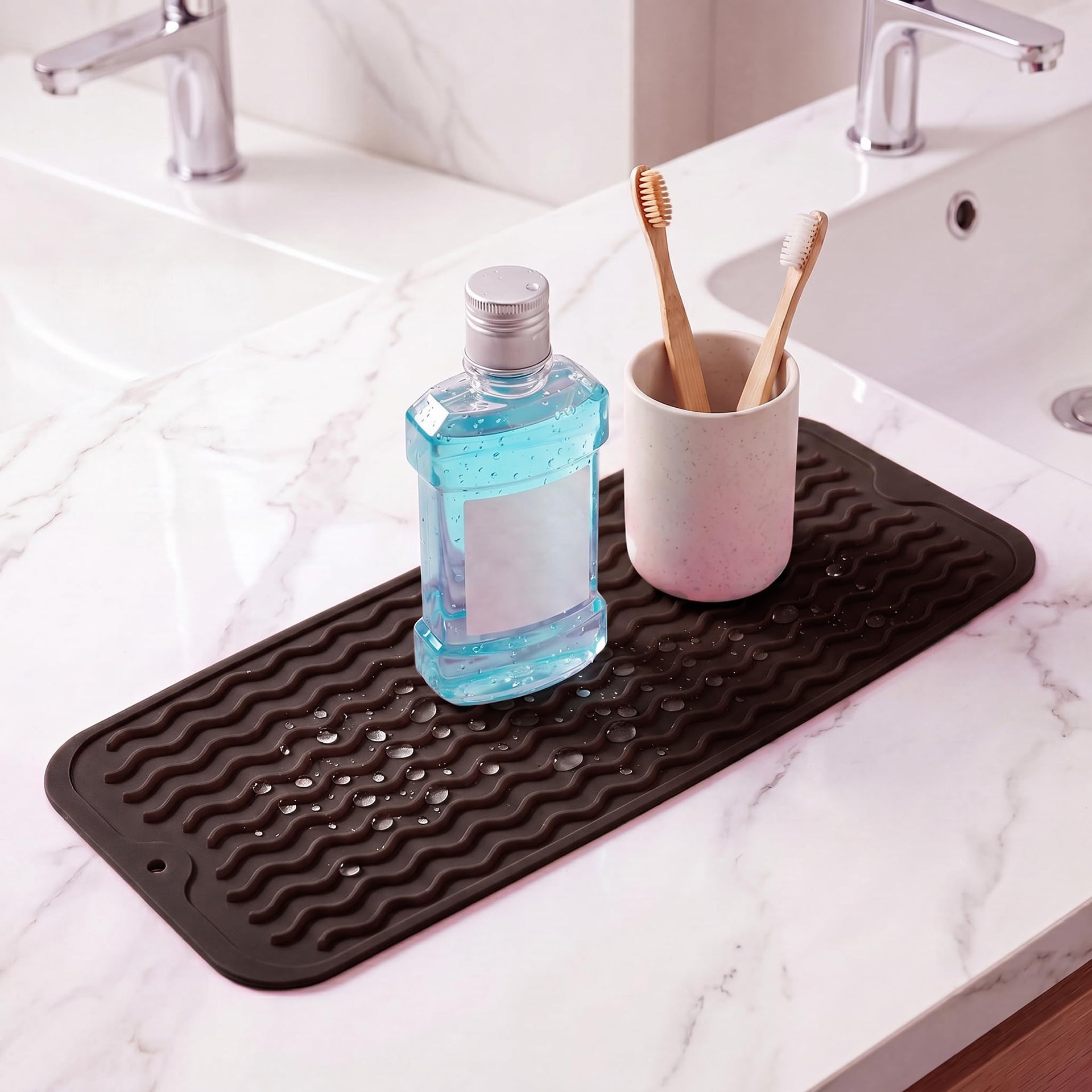 Silicone Dish Drying Mat for Multiple Usage