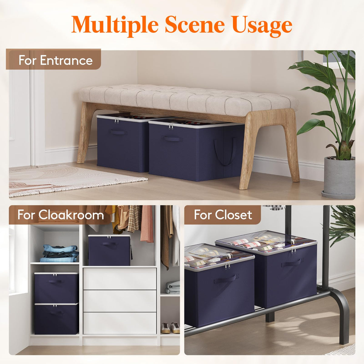 Shoe Storage Organizer for Closet (2 Count)